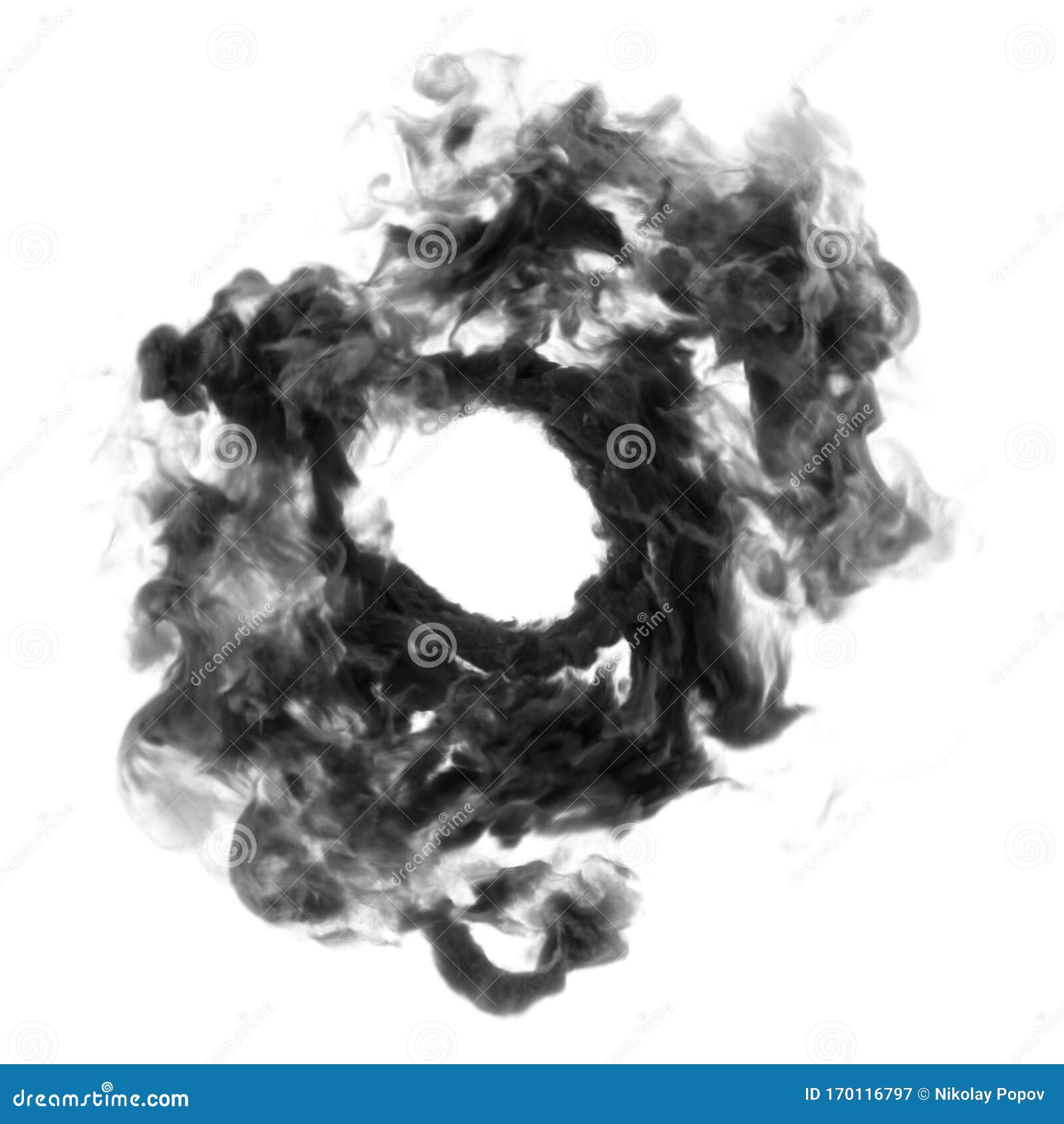 Circle of smoke stock image. Image of danger, natural 170116797
