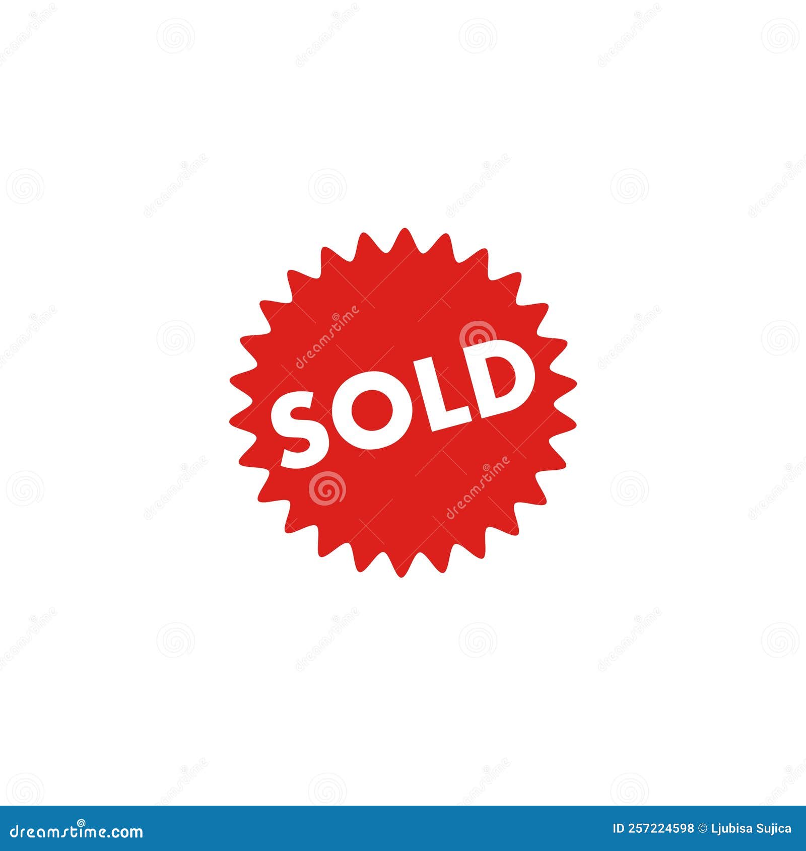 Circle Sold Out Logo Badge Design Isolated on White Background Stock ...