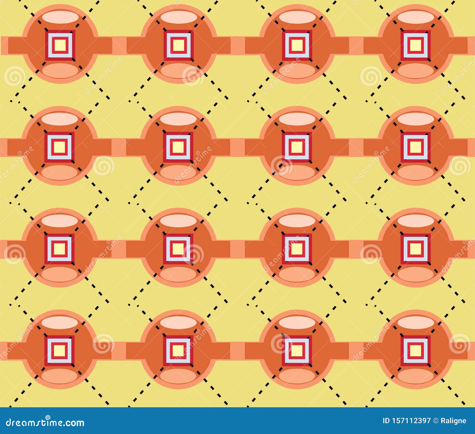 circle squere point geometrical  repetitive ethnic pattern
