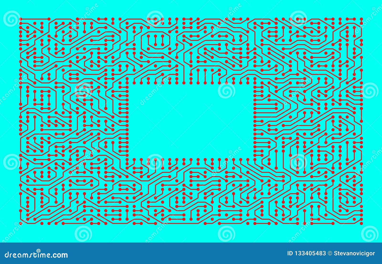 circuit board as high tech minimalistic background