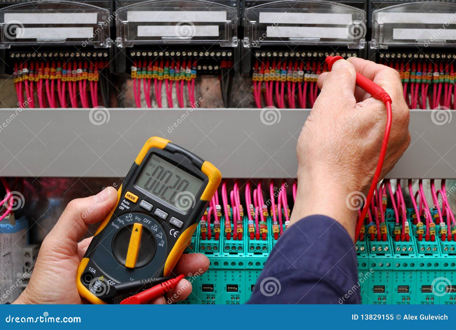 Circuit testing stock image. Image of human, electrical 13829155