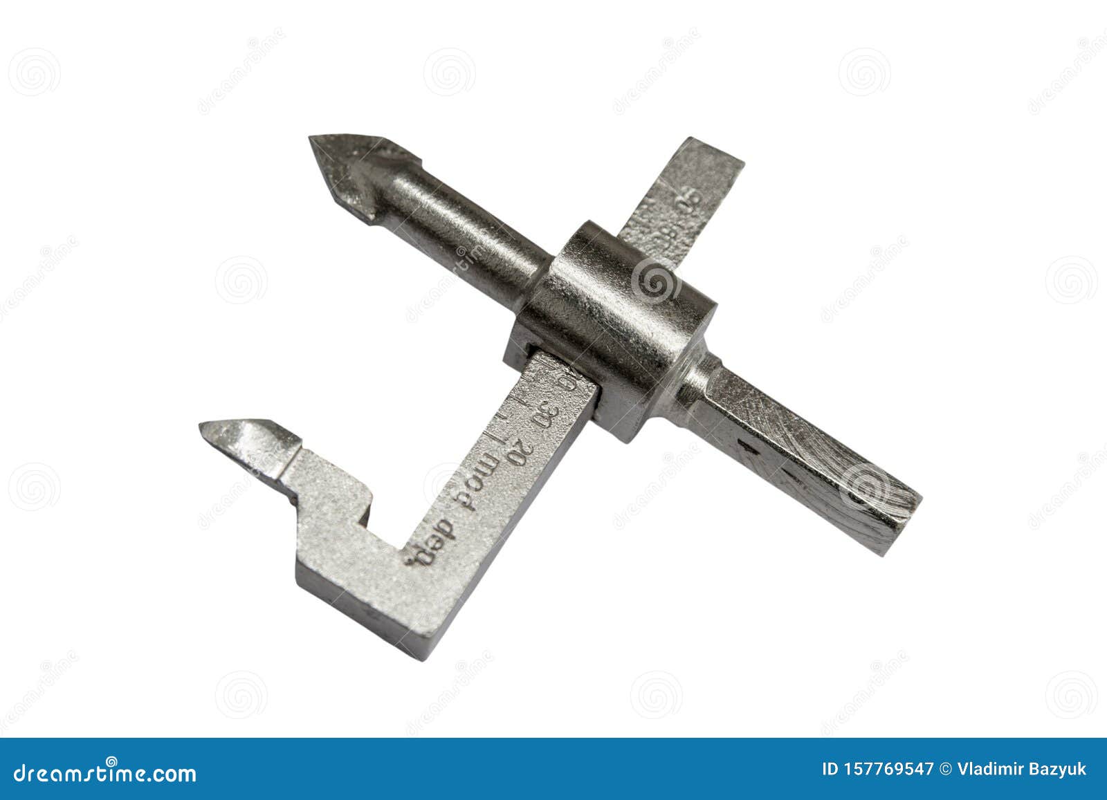Circular Drill drill Bits Isolated on White Background Drill for