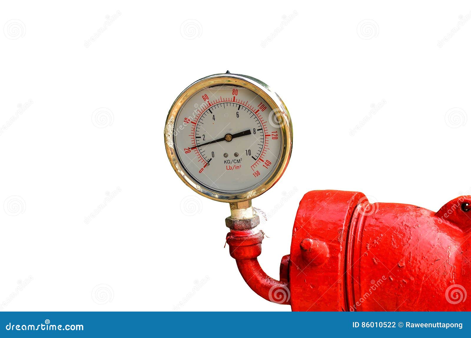 Circular Industrial Pressure Gauges Stock Photo Image of isolated