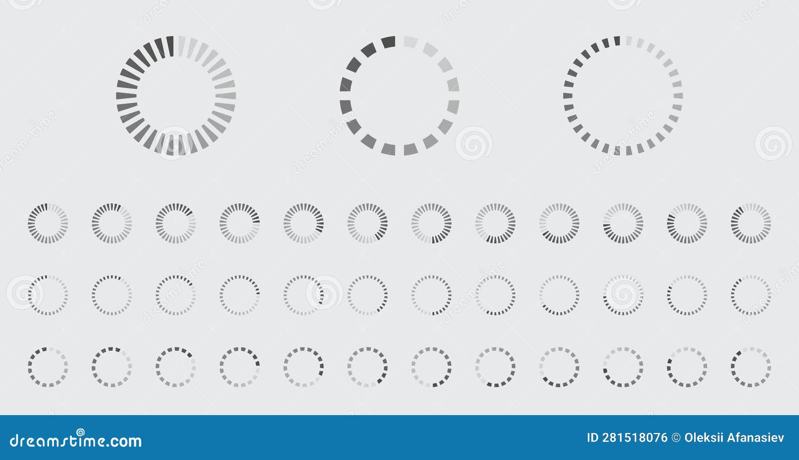 White Rotating Buffer Loading Animated GIF PNG Images