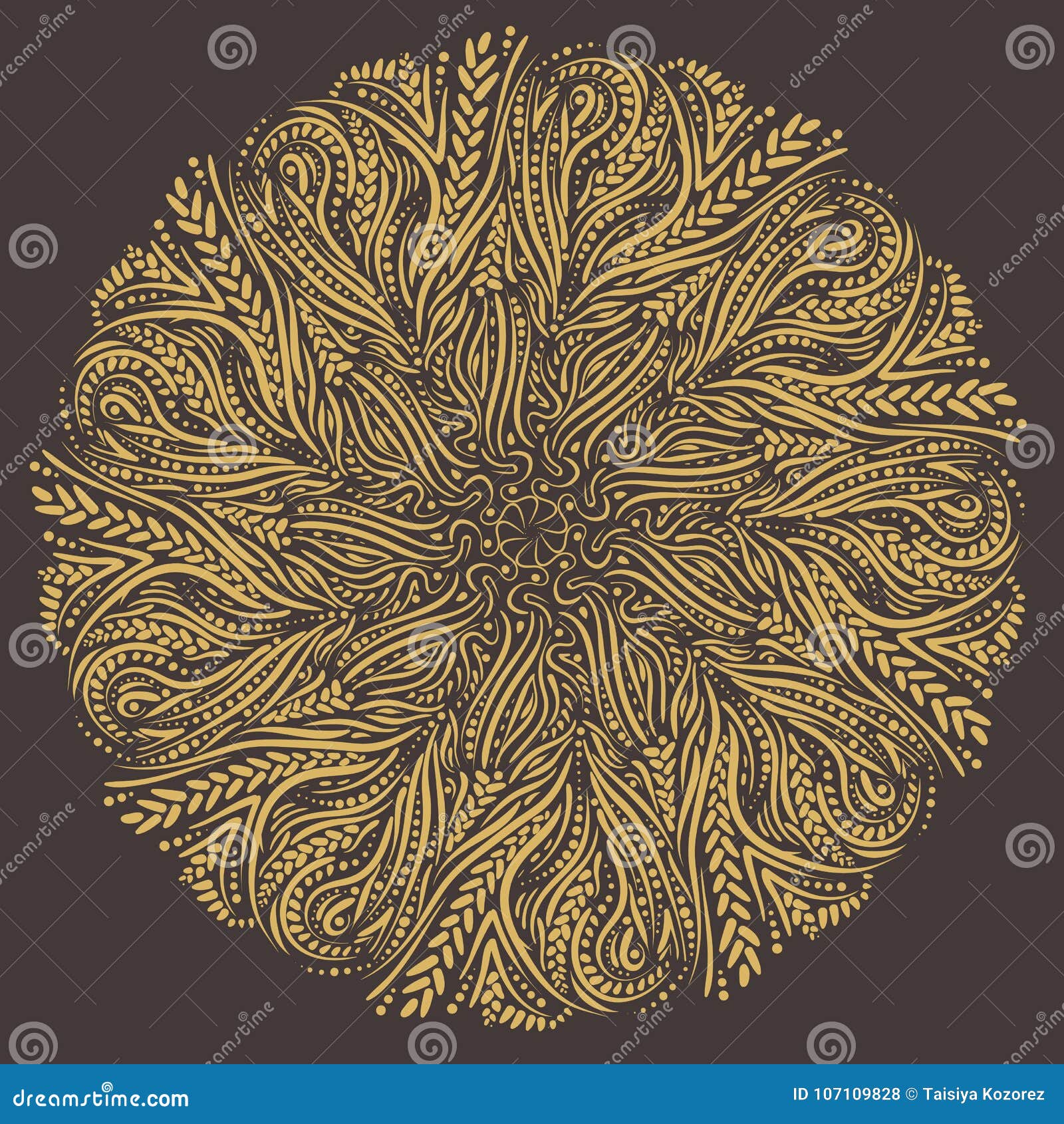 Circular pattern. Round ornament. Vintage frame. Greeting card. Wedding  invitation. Retro style. Vector logo template, labels and badges Stock  Vector Image & Art - Alamy