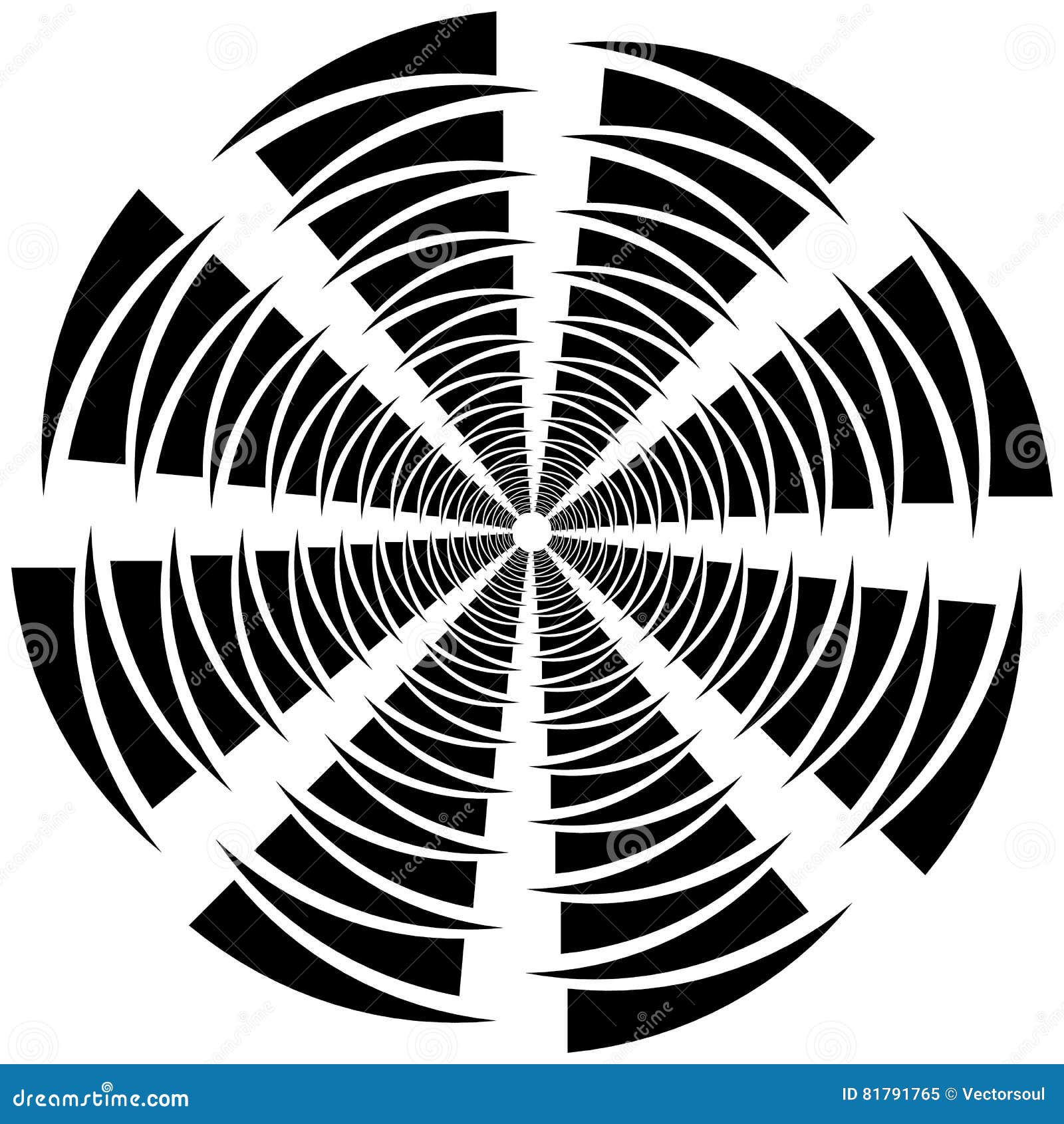 circular, rotating spiral, vortex , motif. abstract geome