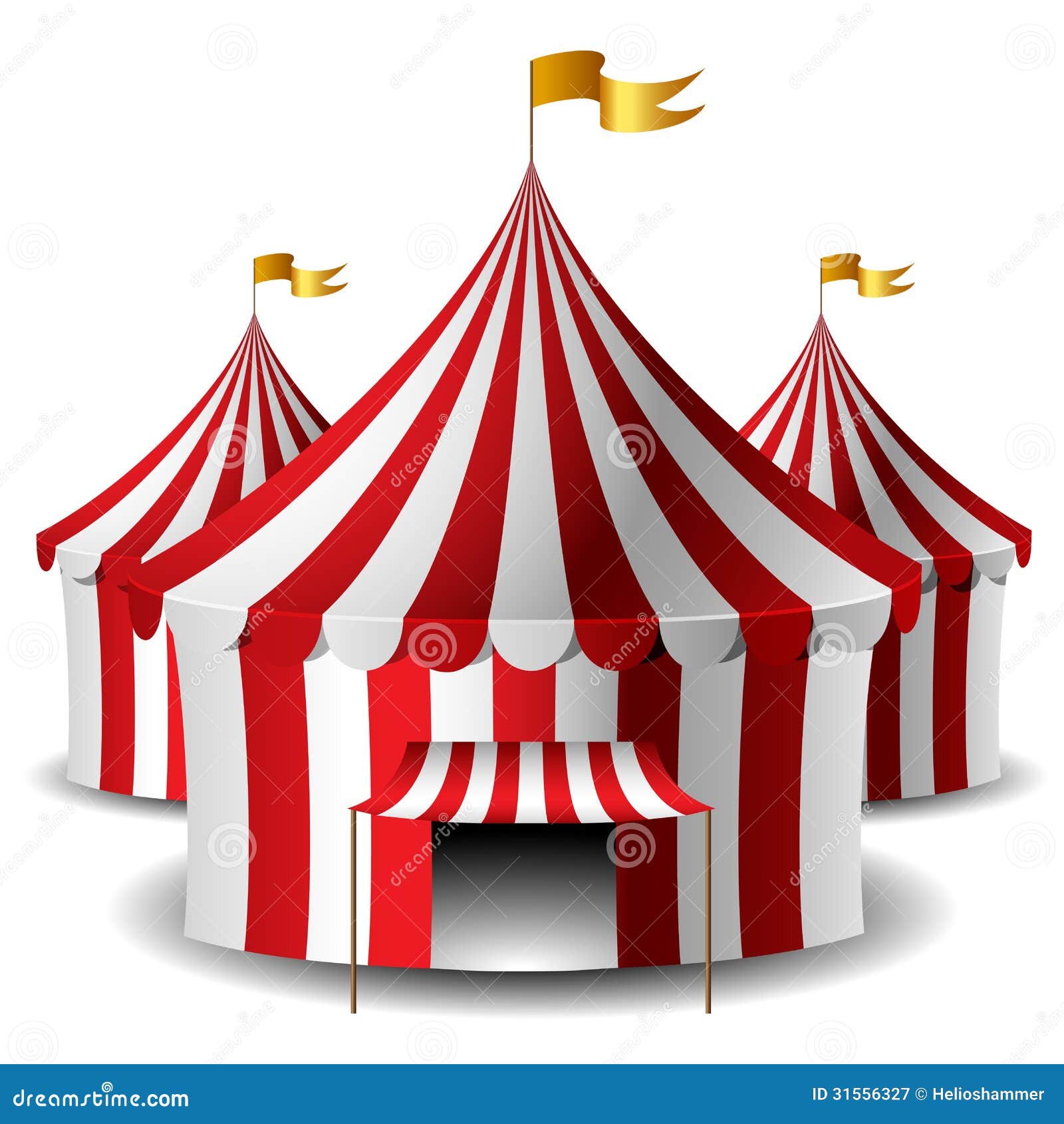 Circus Tent Simple Black Line Vector Icon 121917012