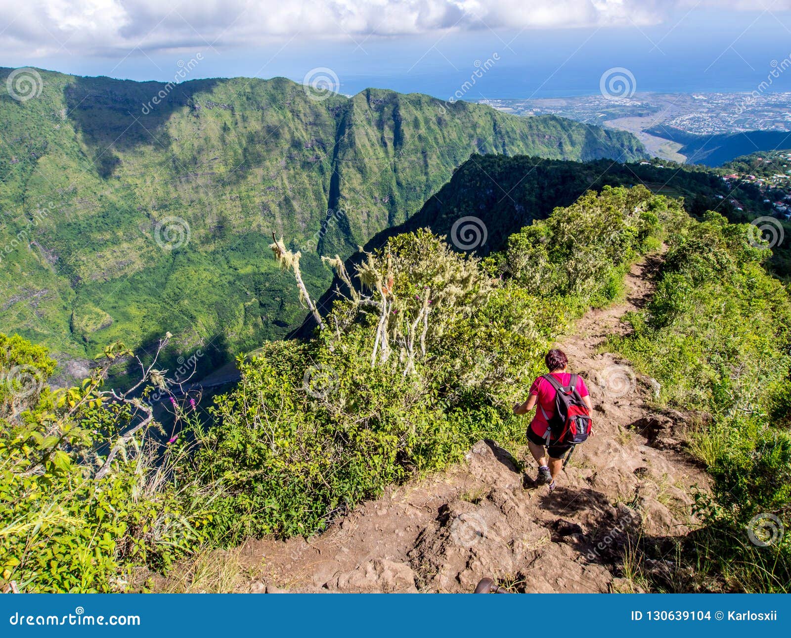 cirque de mafate in la reunion island