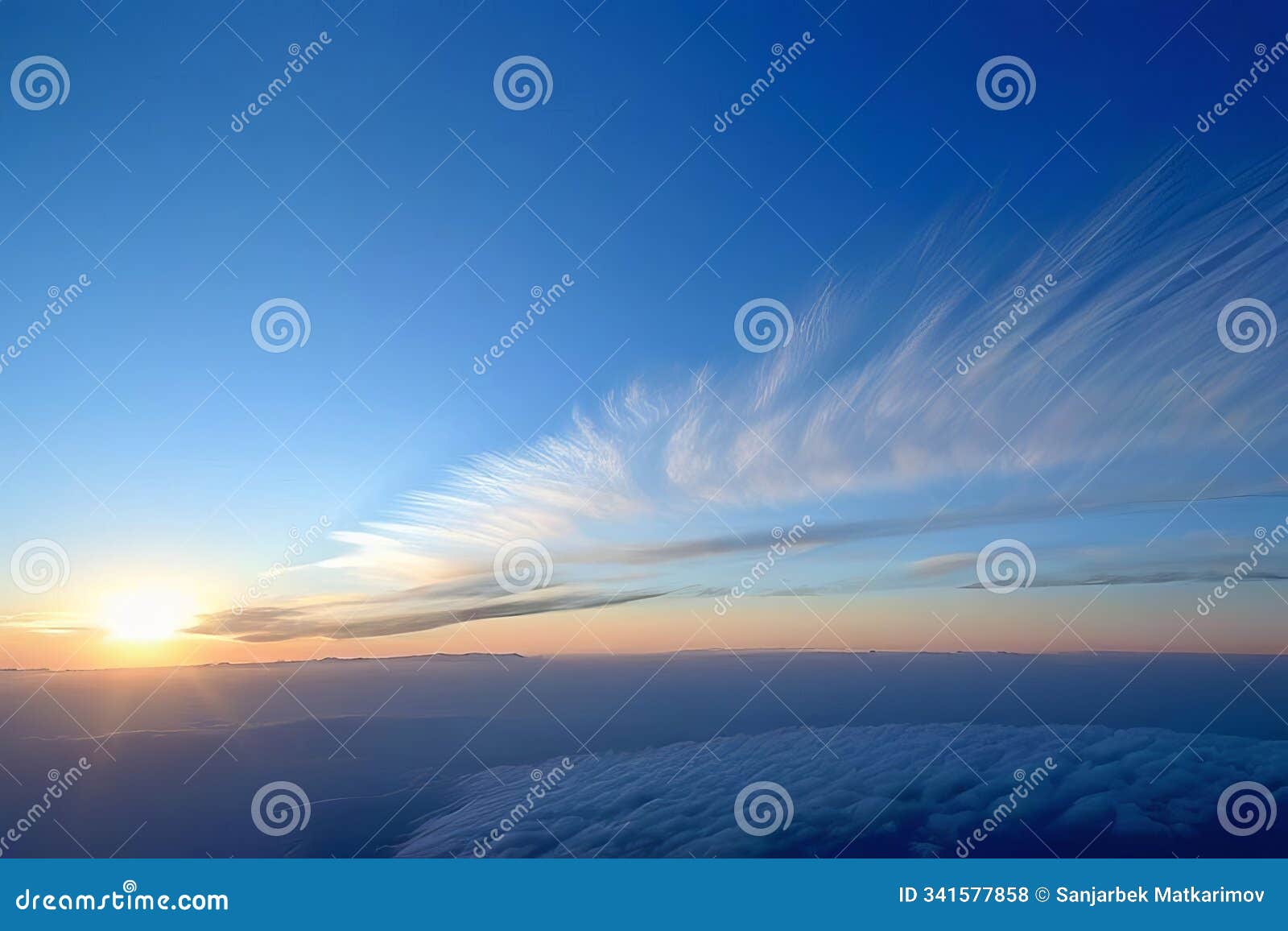 cirrus spissatus ci spi dense cirrus sometimes obscuring the sun