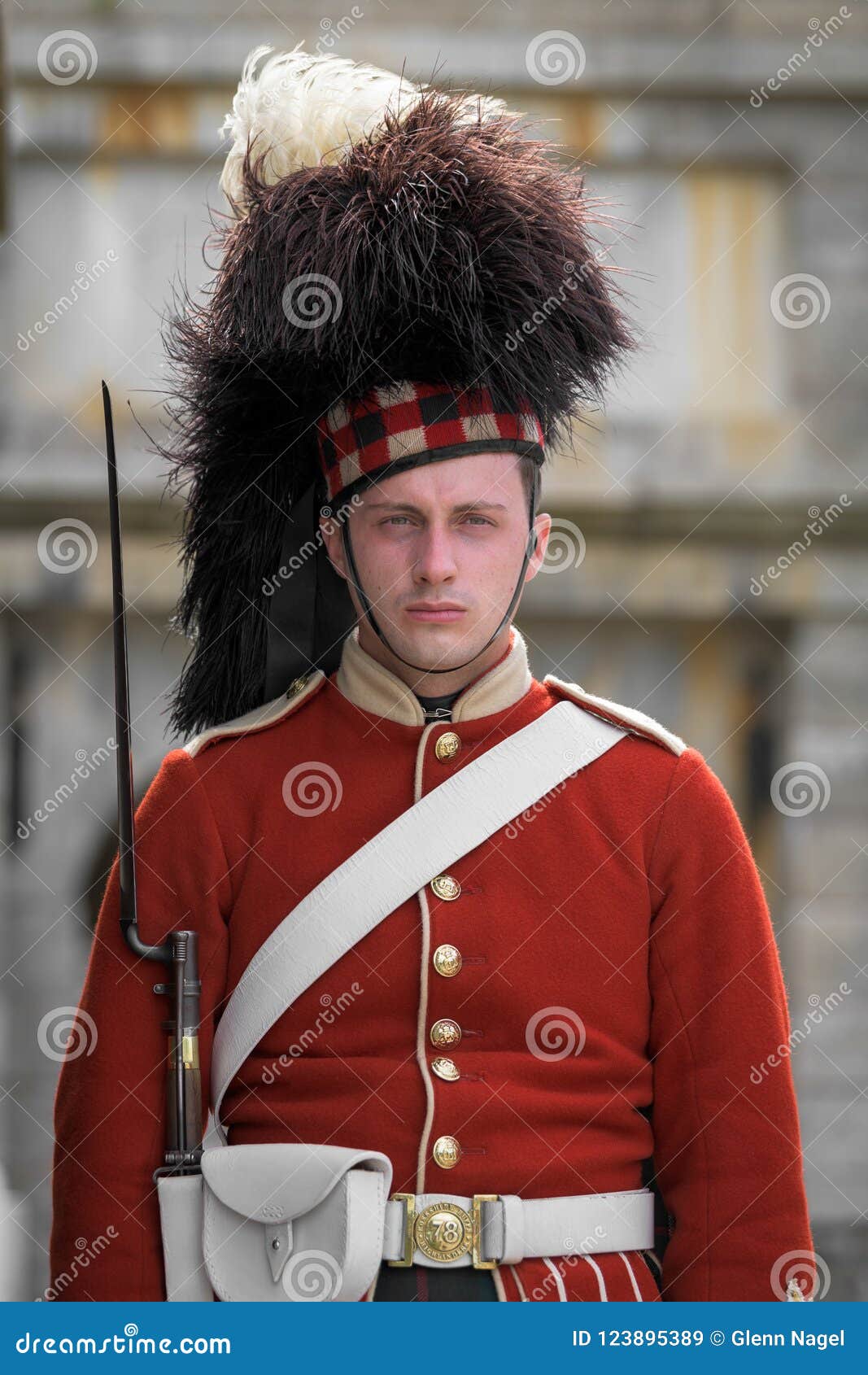 Citadel sentry or guard editorial stock image. Image of gate - 123895389