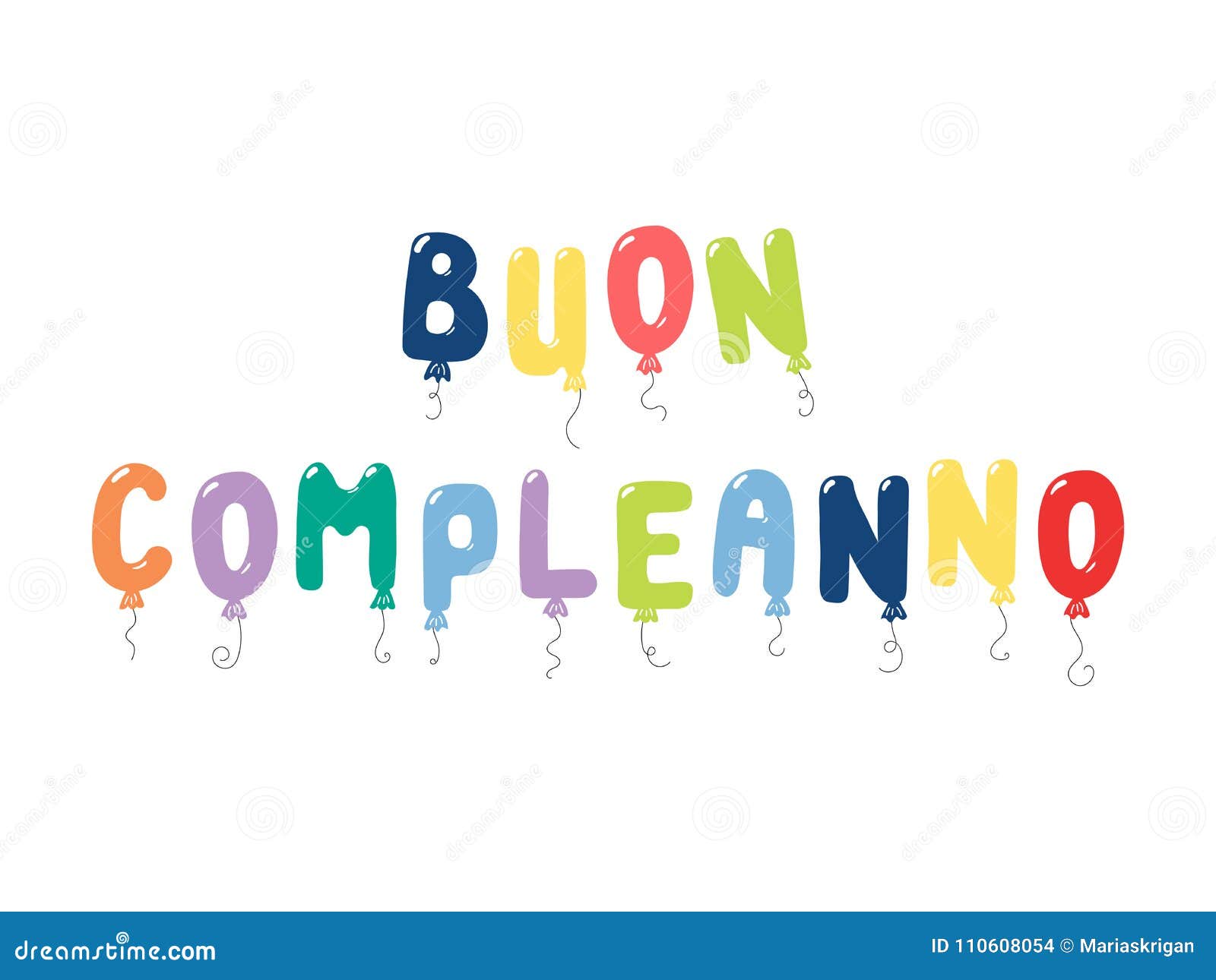 Citation Italienne De Joyeux Anniversaire Illustration De Vecteur Illustration Du Citation Anniversaire