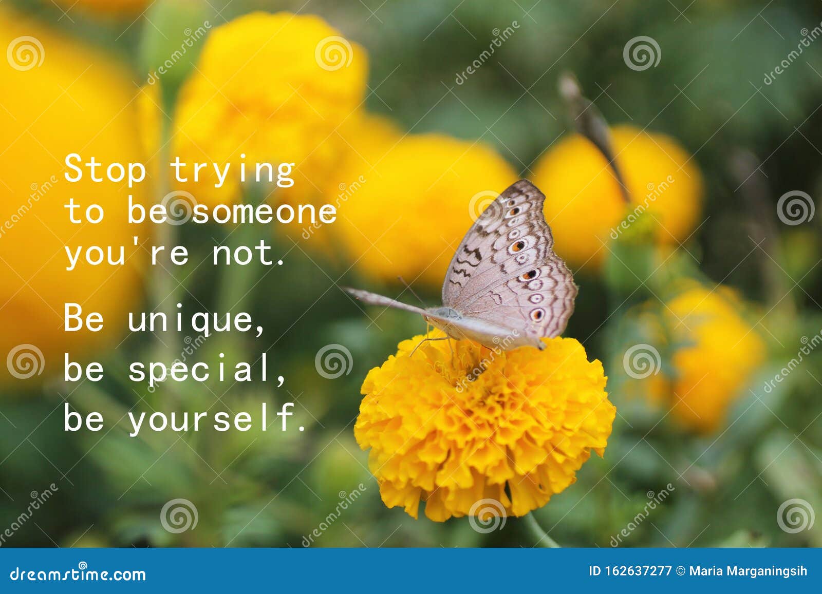 Citation Motivante Arretez D Essayer D Etre Quelqu Un Que Vous N Etes Pas Soyez Unique Soyez Special Soyez Vous Meme Image Stock Image Du Calendrier Message
