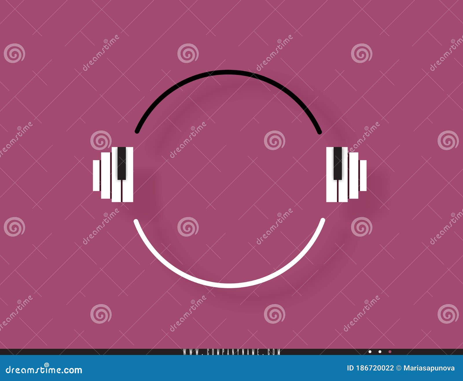 Citation Musicale Dans Un Cadre Citation Creative Sous Forme De Cles De Piano Bulle De La Parole Icone De Signe Elements De Co Illustration De Vecteur Illustration Du Contact Retour