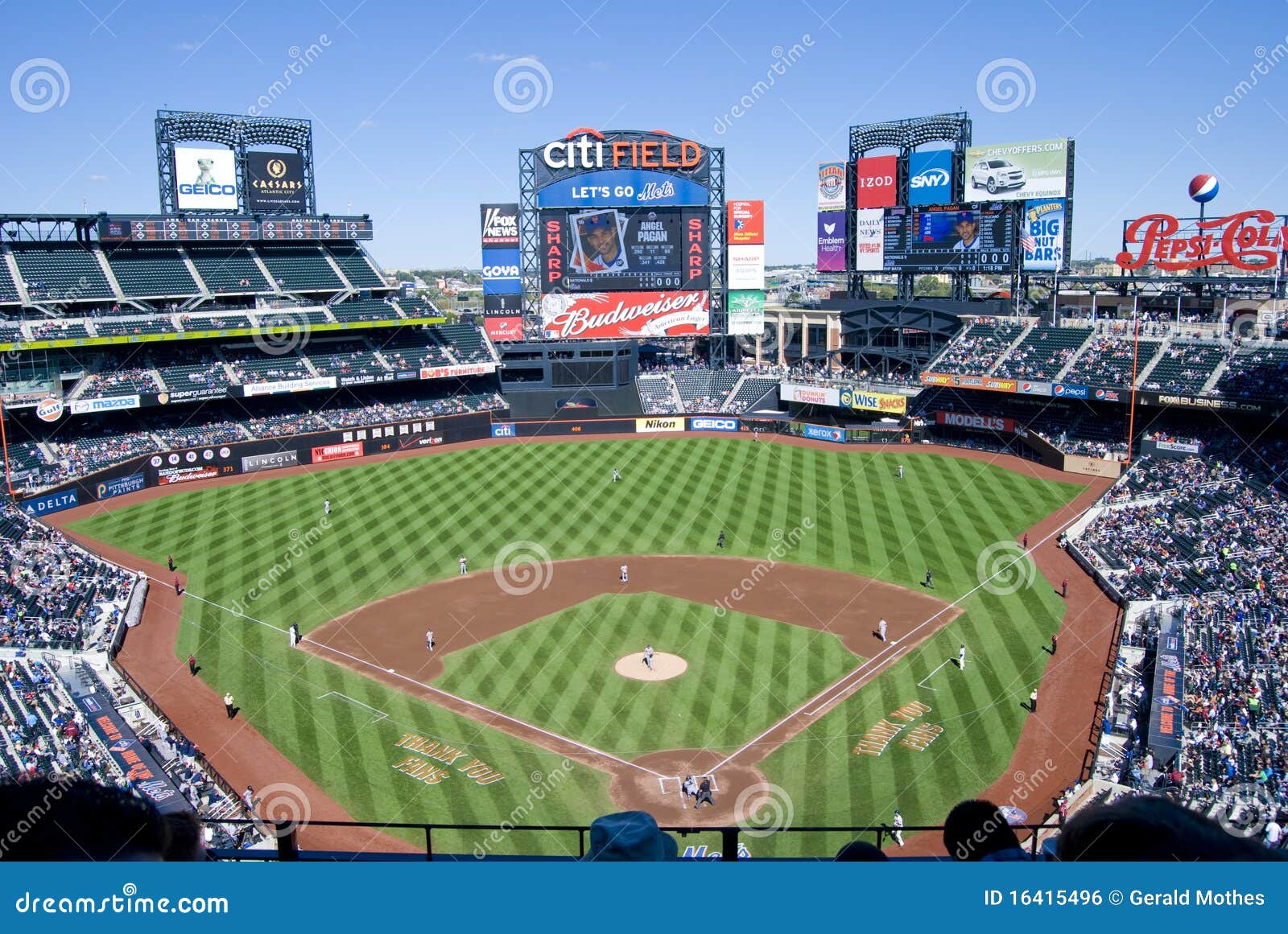 Citi Field, Home of the Mets Editorial Photo - Image of mets,  advertisements: 16415496