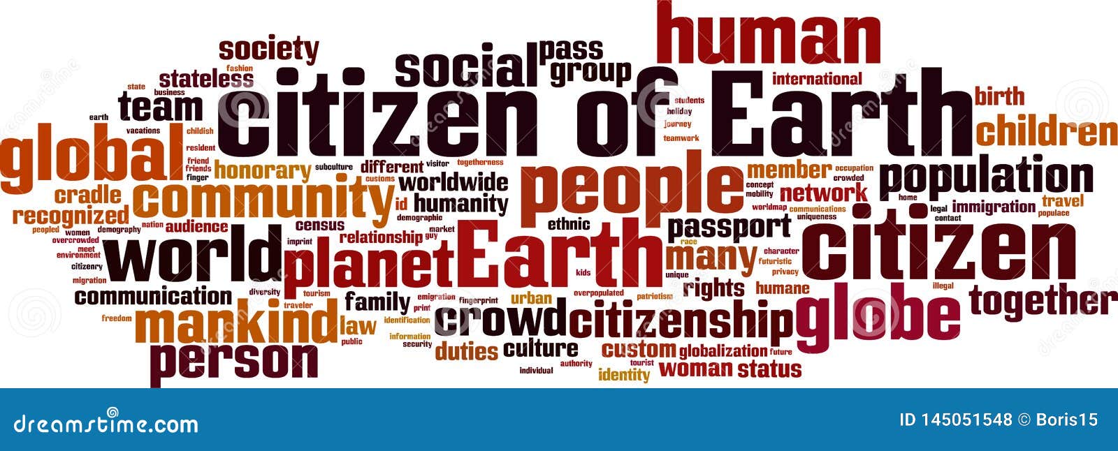 citizen of earth word cloud