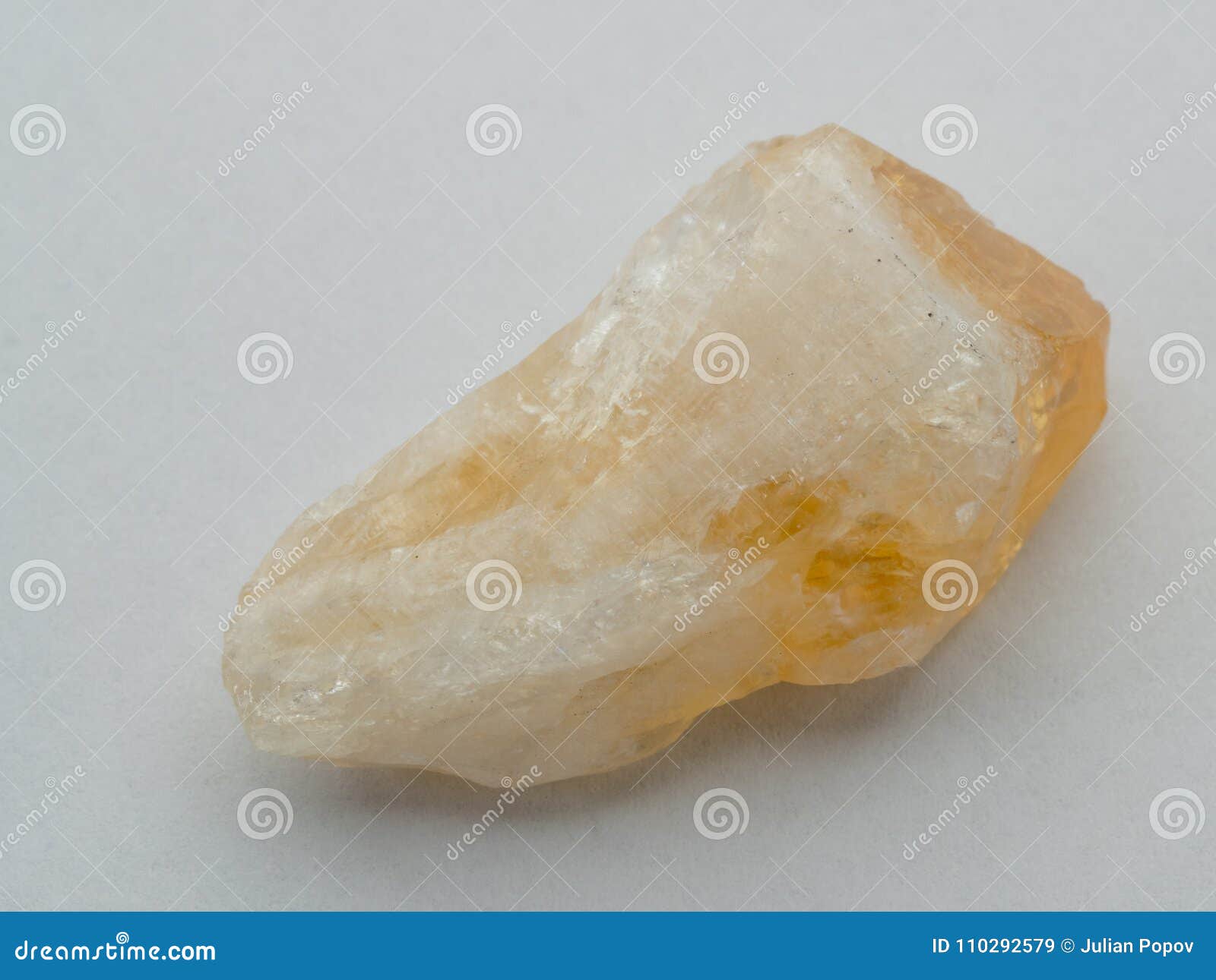 Citrine Gemstone. Beautiful Natural Crystal Gemstone. Macro Shot Stock ...