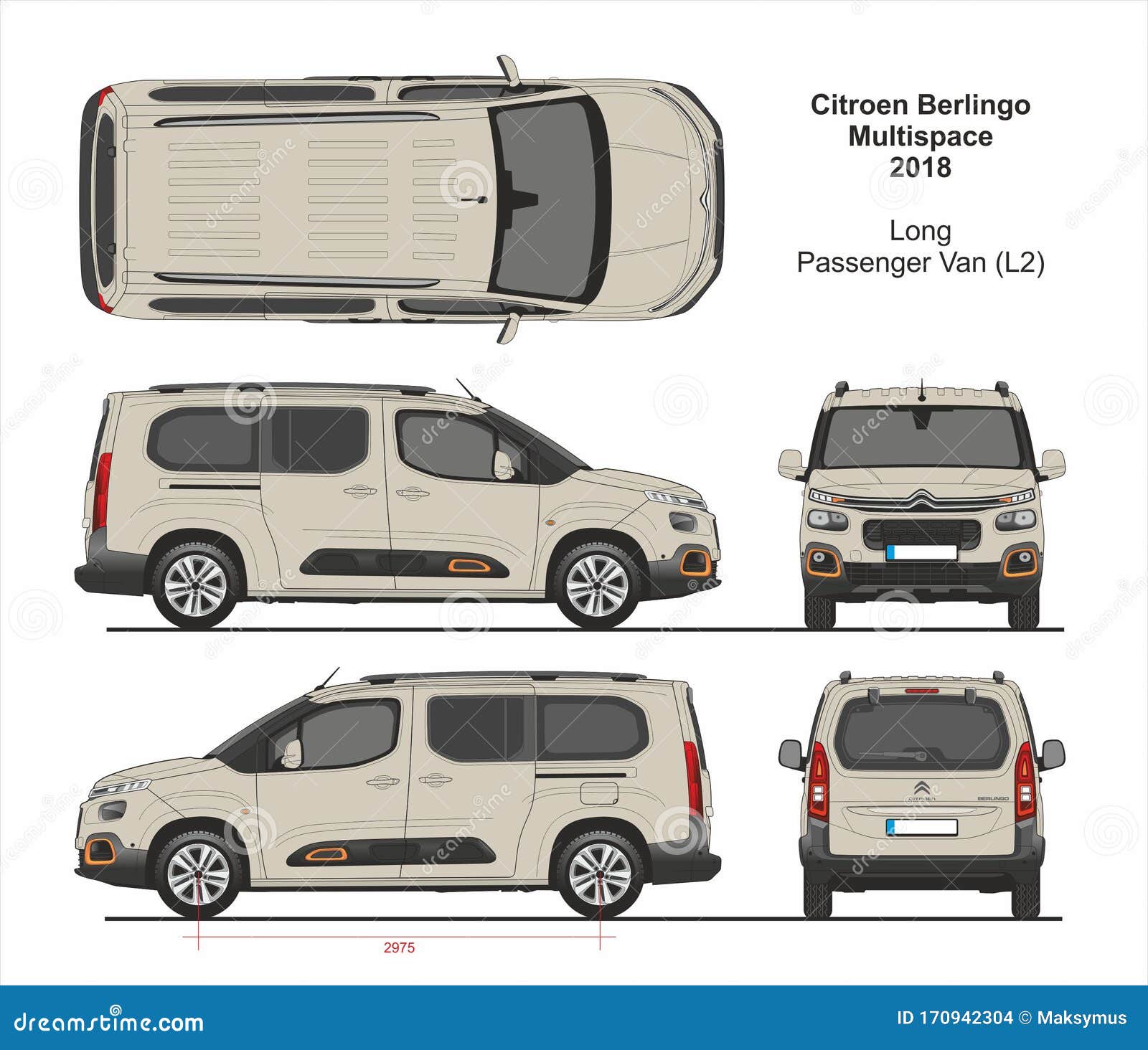 Citroen Berlingo Multispace Passenger Van L2 2018-Present Editorial Stock Image - Illustration Of Multispace, Vehicle: 170942304