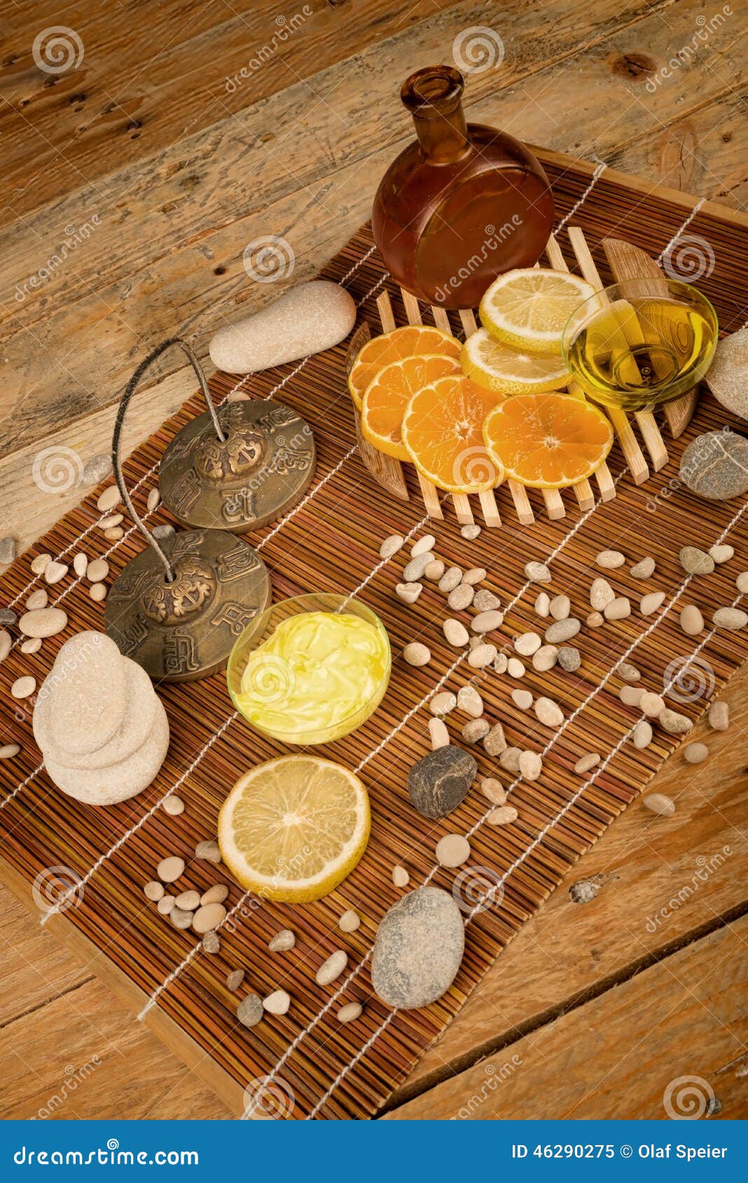 Citrus fruit based treatment still life. Still life with citrus fruit based cosmetics