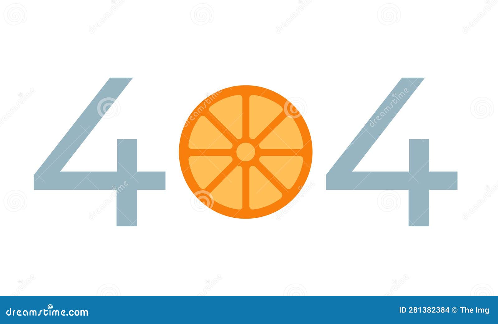citrus fruit slice error 404 flash message