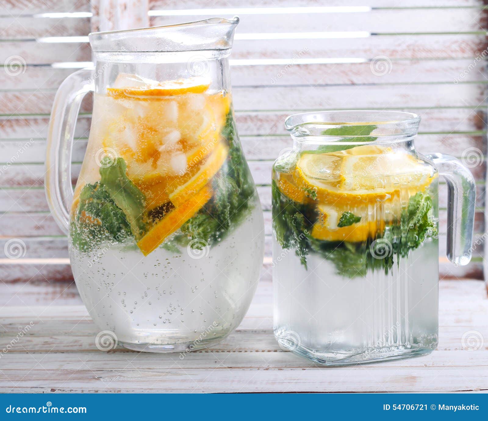 Citrus and Mint Sparkling Water Stock Image Image of refreshing