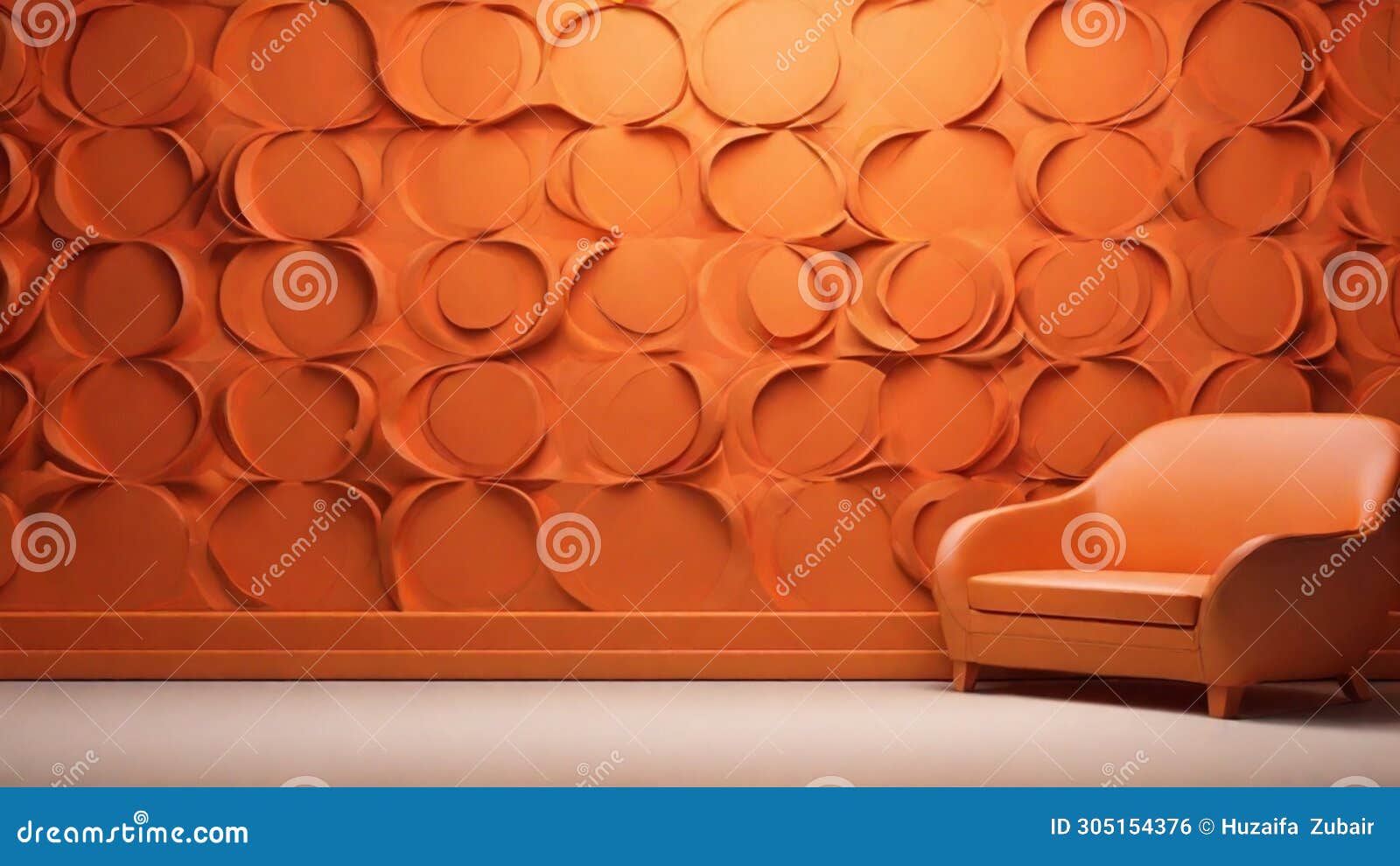 citrus zing: a fresh wall  against a citrusy orange background, infusing the space with zesty citrus vibes and refreshing en
