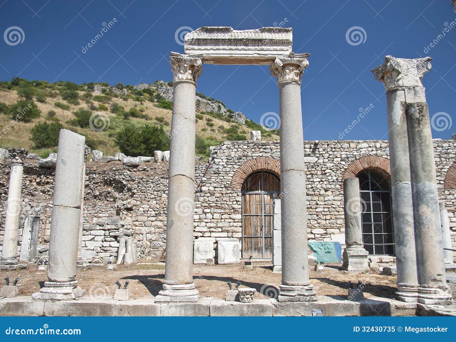 Città Vecchia di Ephesus. La Turchia. Vecchia città rovinata di Ephesus. La Turchia (Efes)