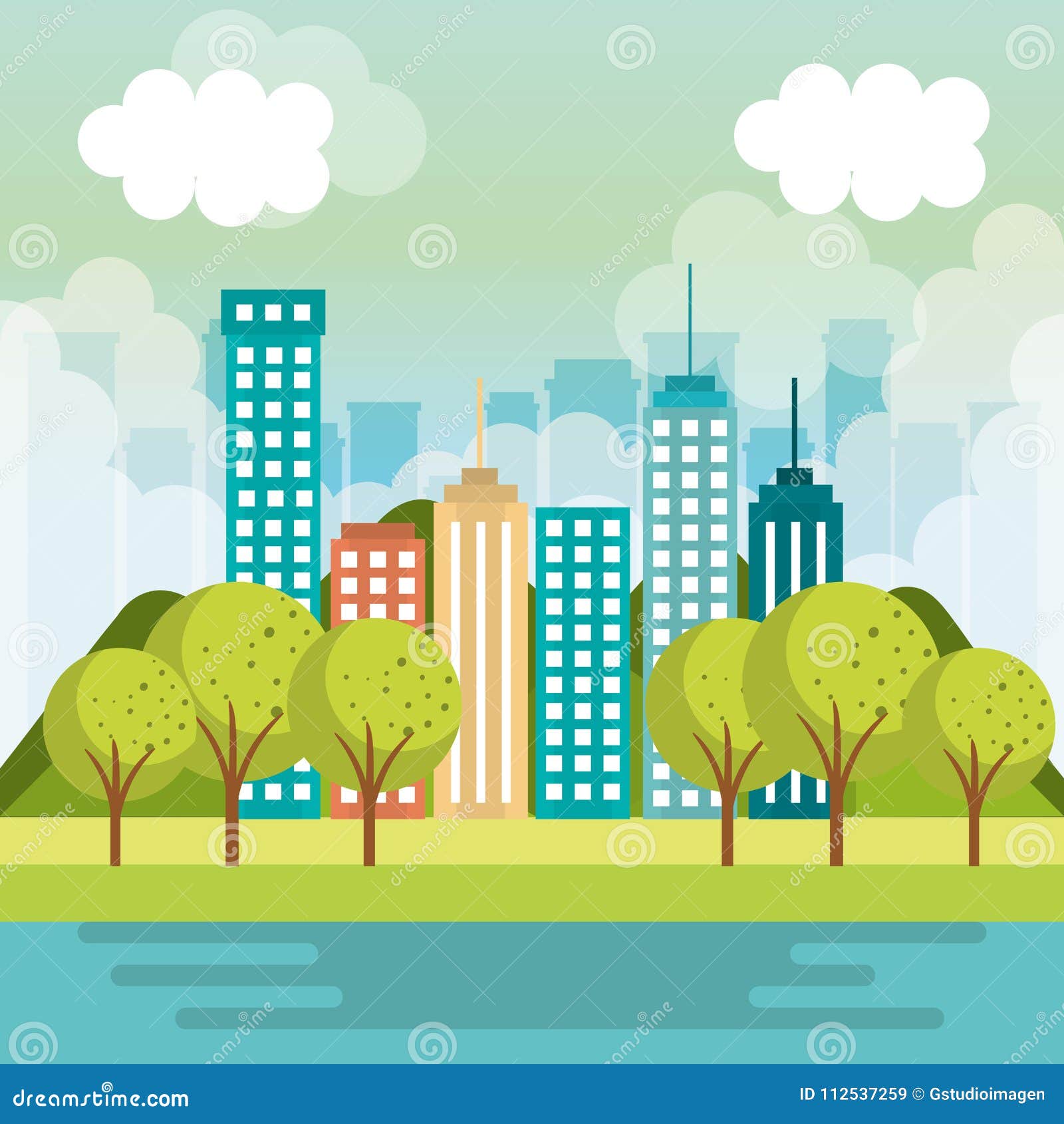 City buildings design stock vector. Illustration of cityscape - 112537259