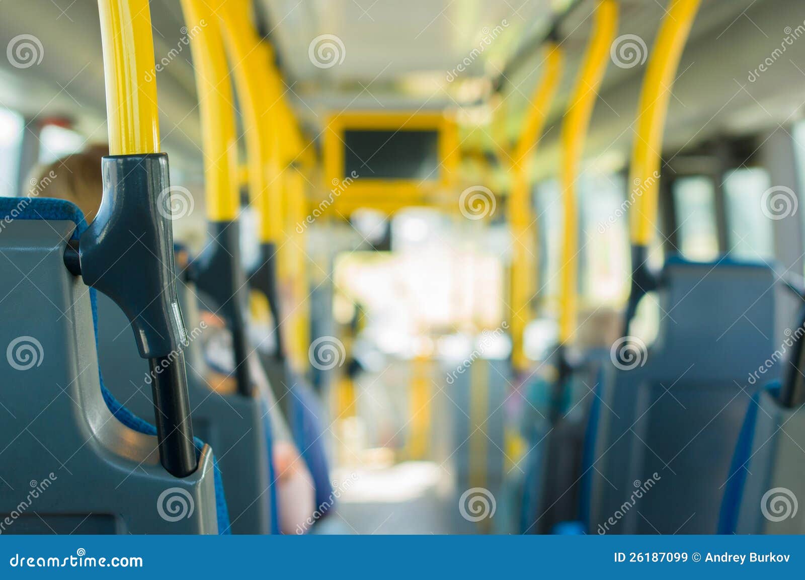 City bus interior stock image. Image of macro, leaving - 26187099