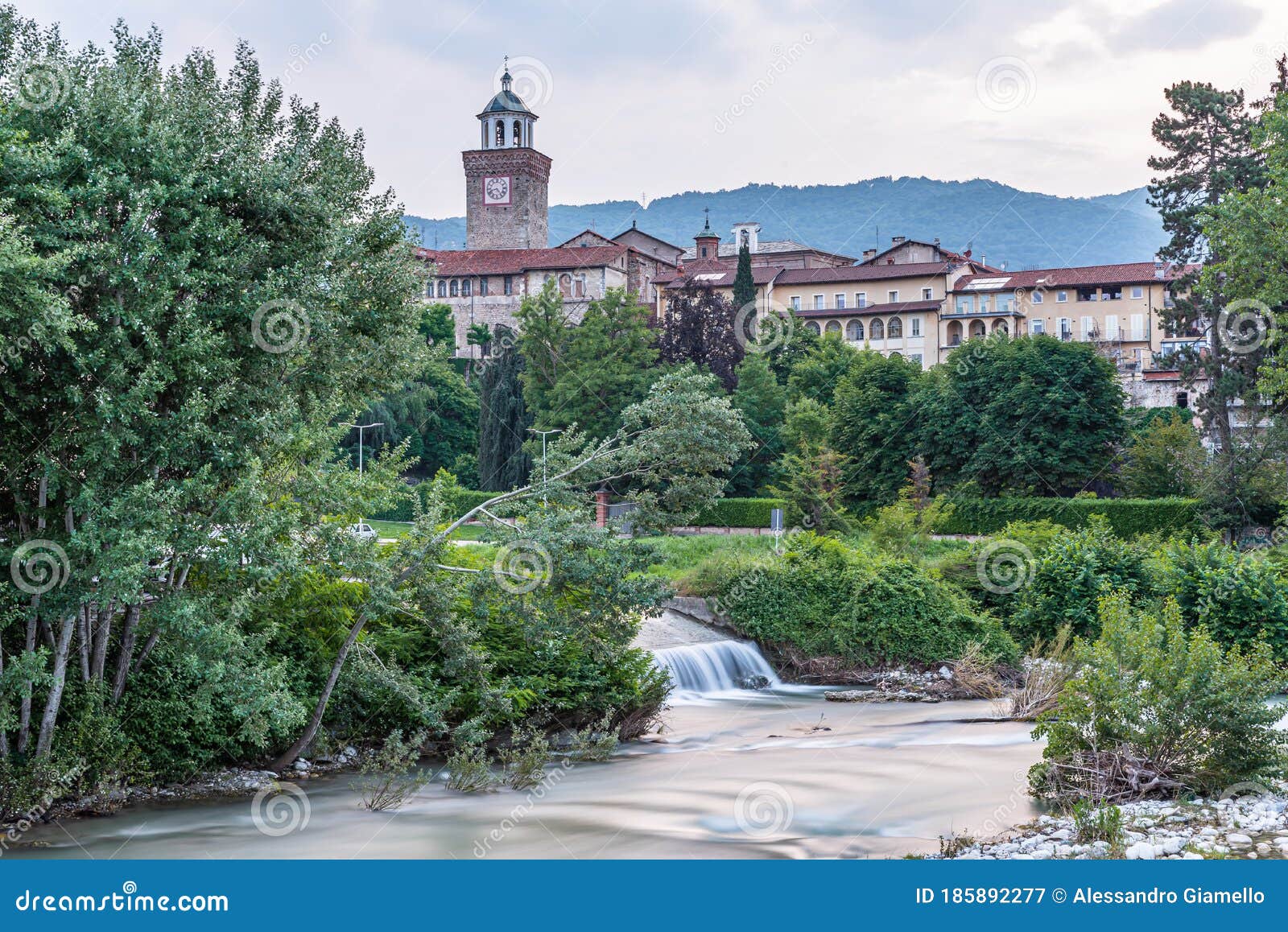 panoramas of the city of busca during sunset and in the blue hour