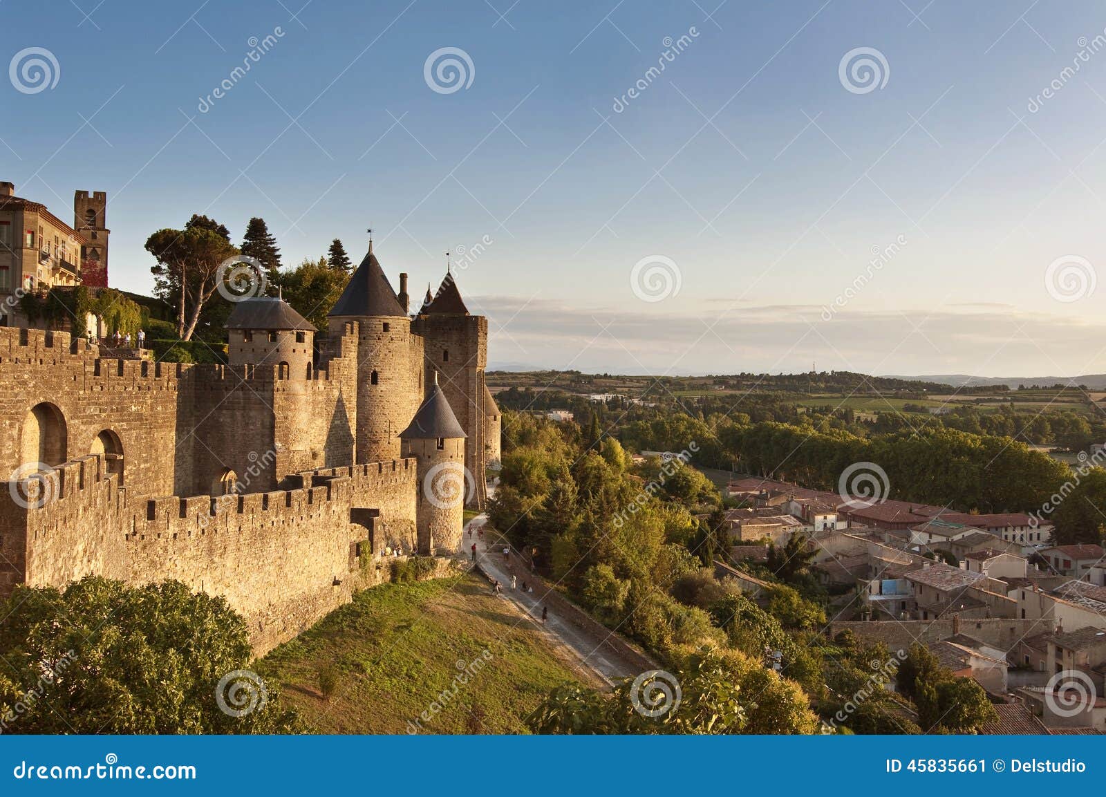 city of carcassonne, france