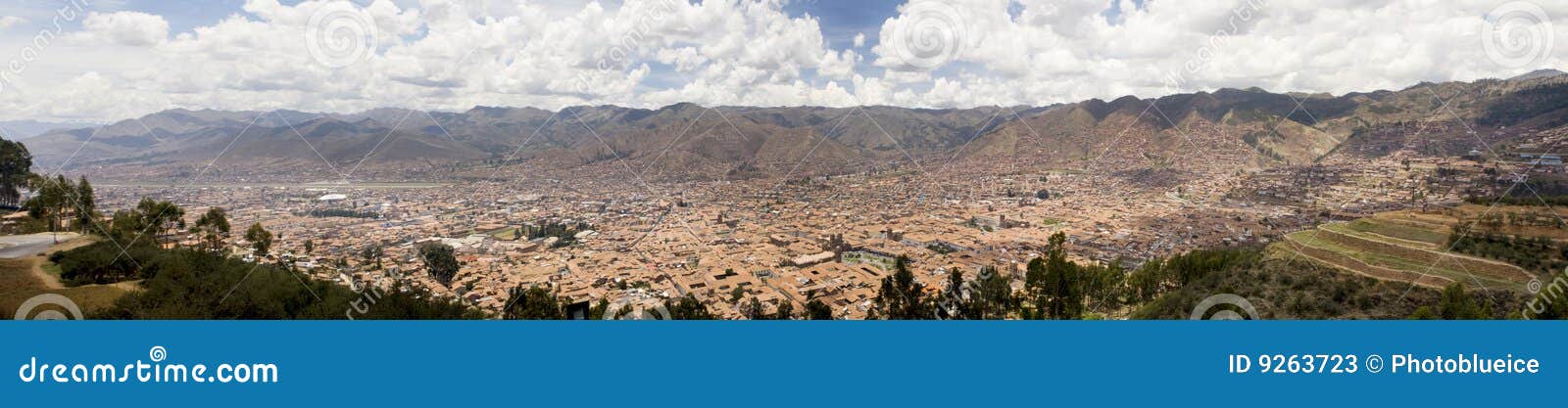 city of cuzco peru panoramic