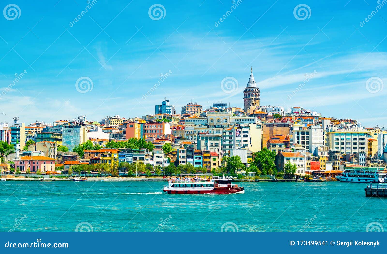 city and galata tower
