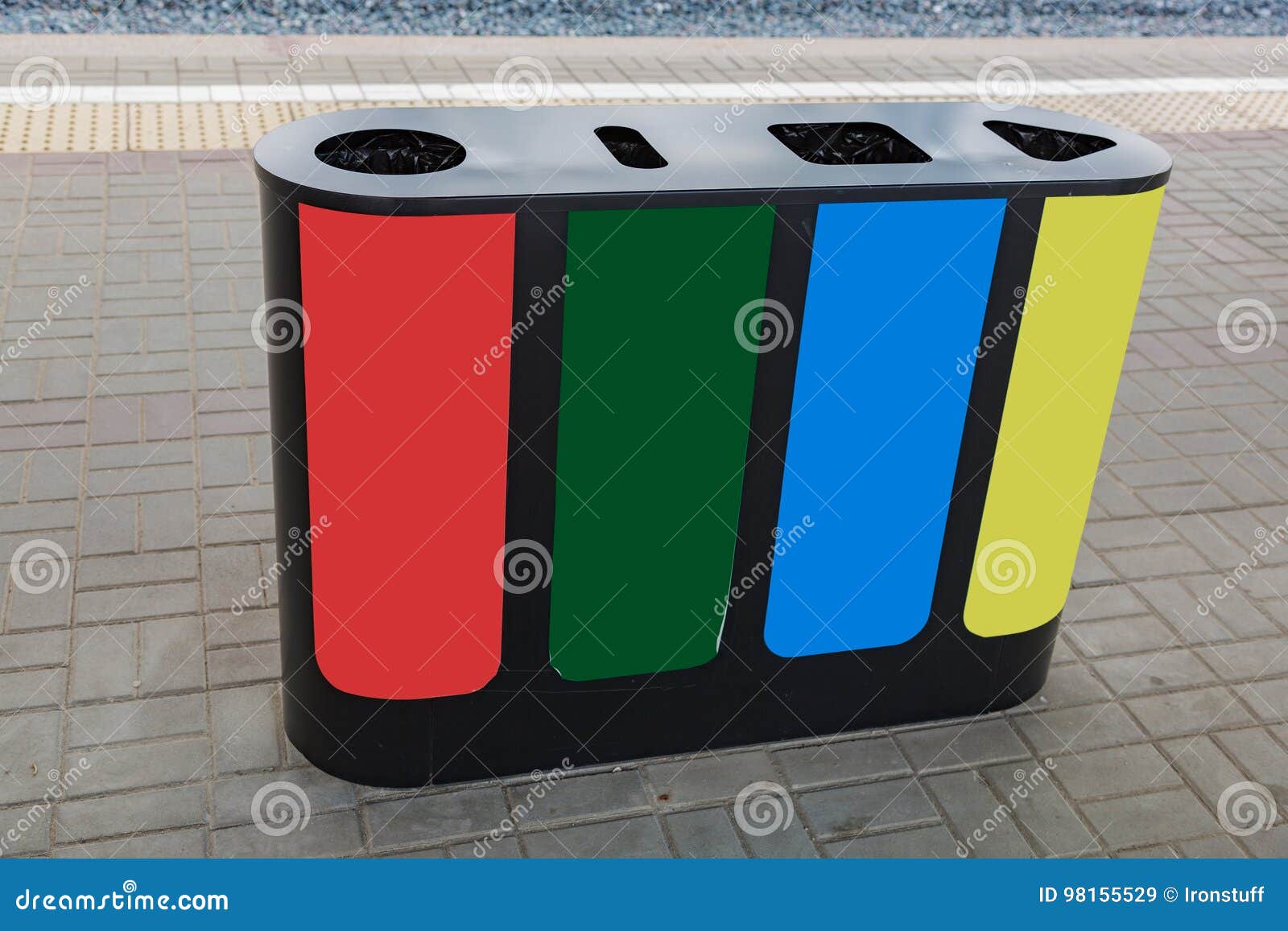 City garbage bin stock image. Image of urban, ecology 98155529