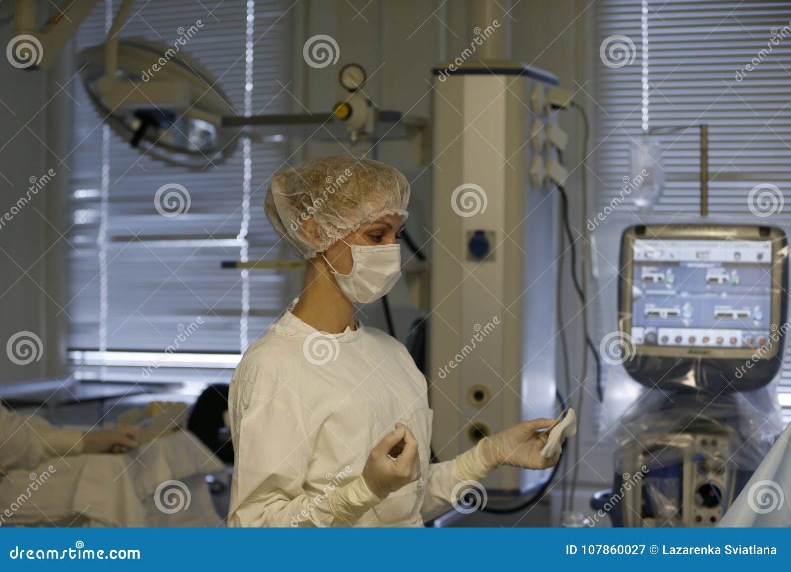 Doctor Wearing Surgical Mask Stock Photo  Cartoondealercom 55781232-4650