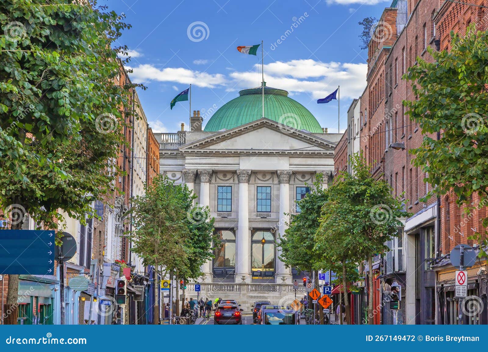 City Hall, Dublin, Ireland stock photo. Image of travel 267149472