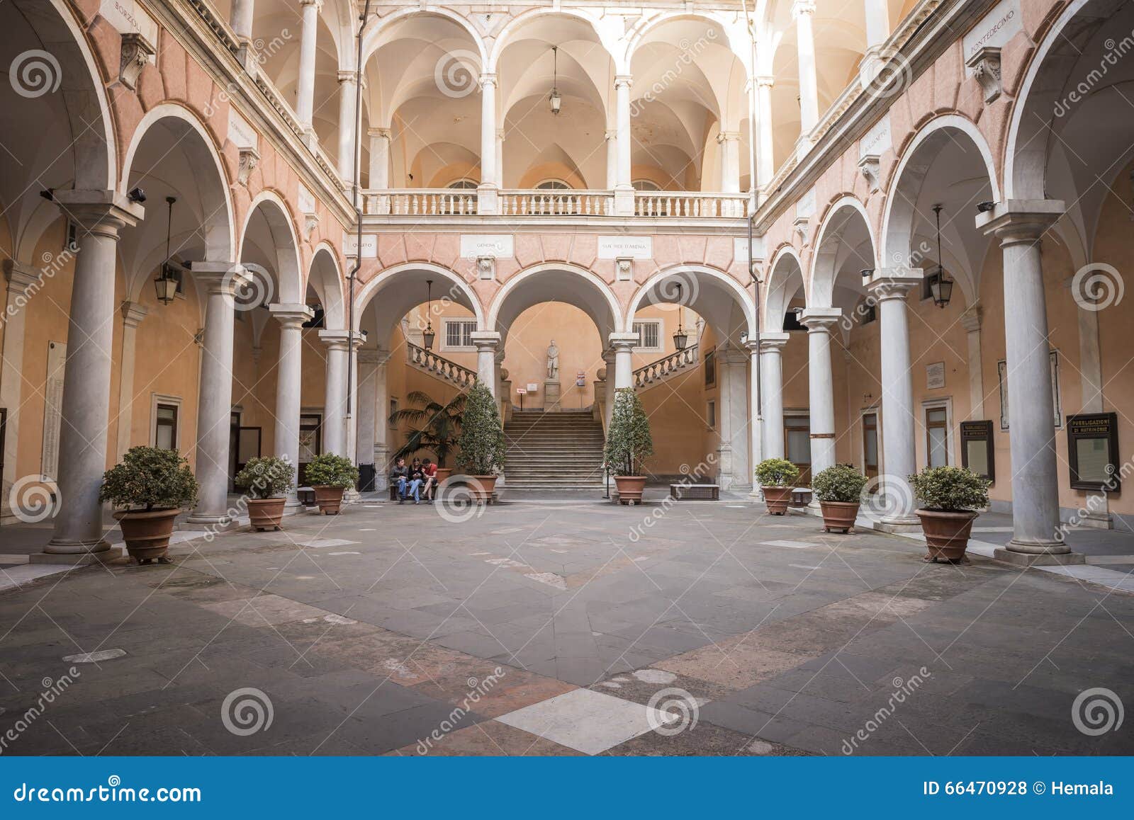 City Hall of Genova editorial stock photo. Image of real 66470928