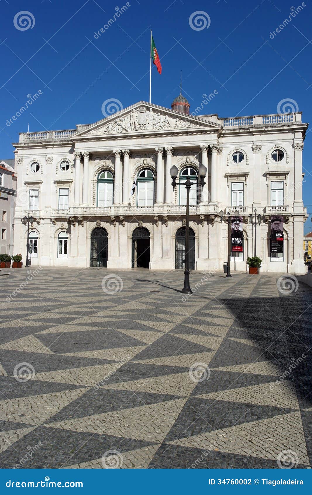 City Hall, Lisbon, Portugal Editorial Photography Image of council