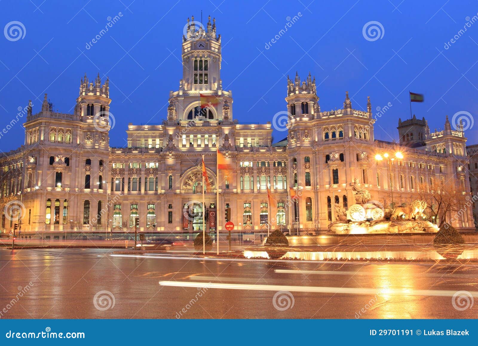 Madrid City Hall editorial photo. Image of historic 29701191