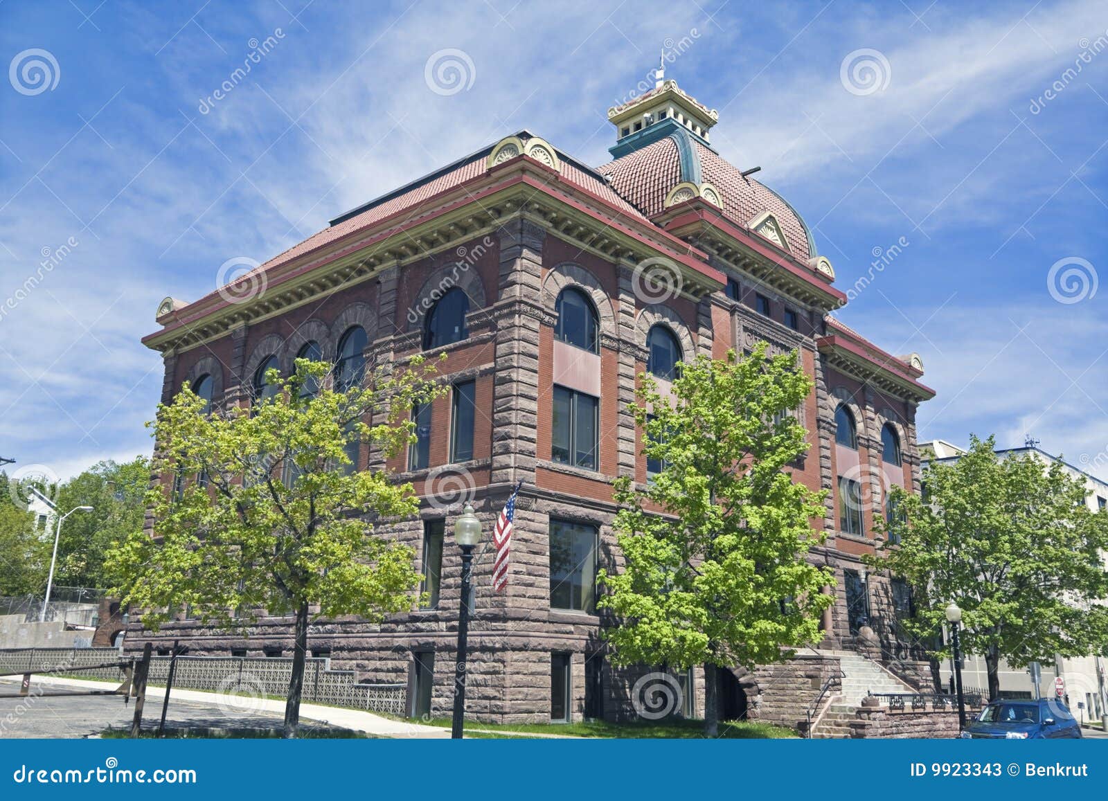 City Hall in Marquette stock image. Image of building 9923343