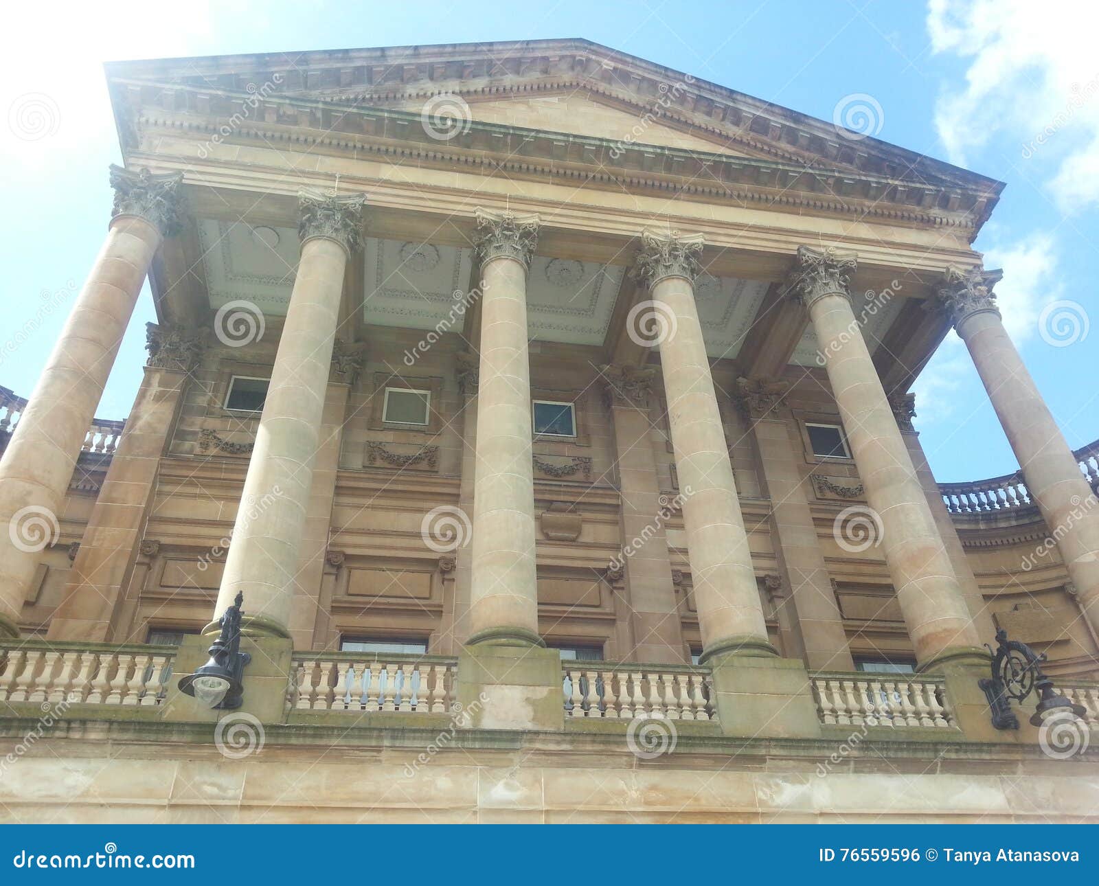 City hall stock photo. Image of hall, building, paisley 76559596