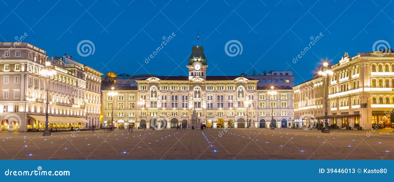 city hall, palazzo del municipio, trieste, italy.