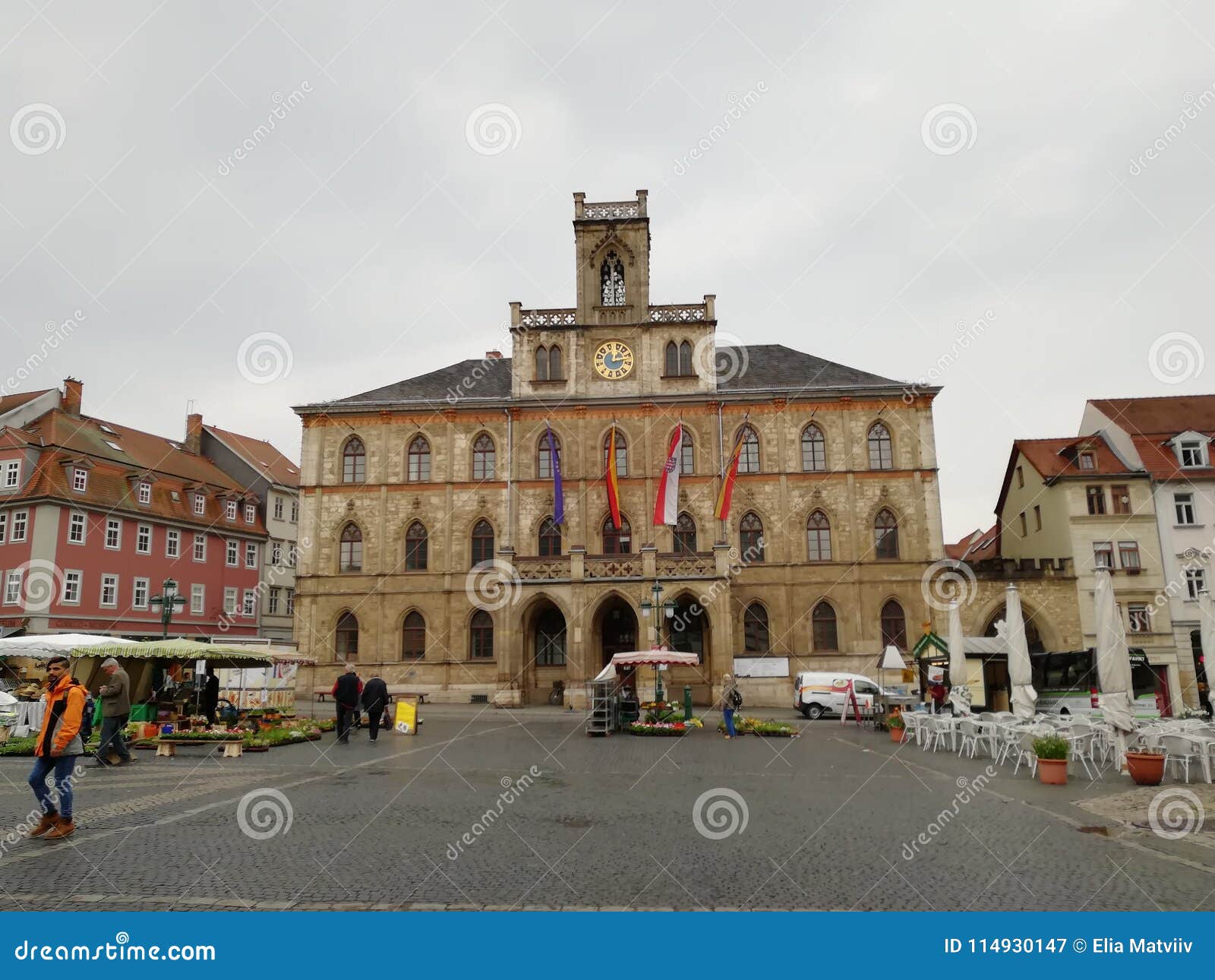 City hall weimar. editorial photography. Image of city 114930147
