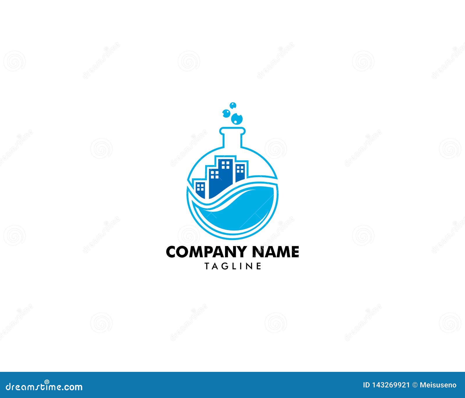 City Lab Logo Template Design Vector Stock Vector Illustration of