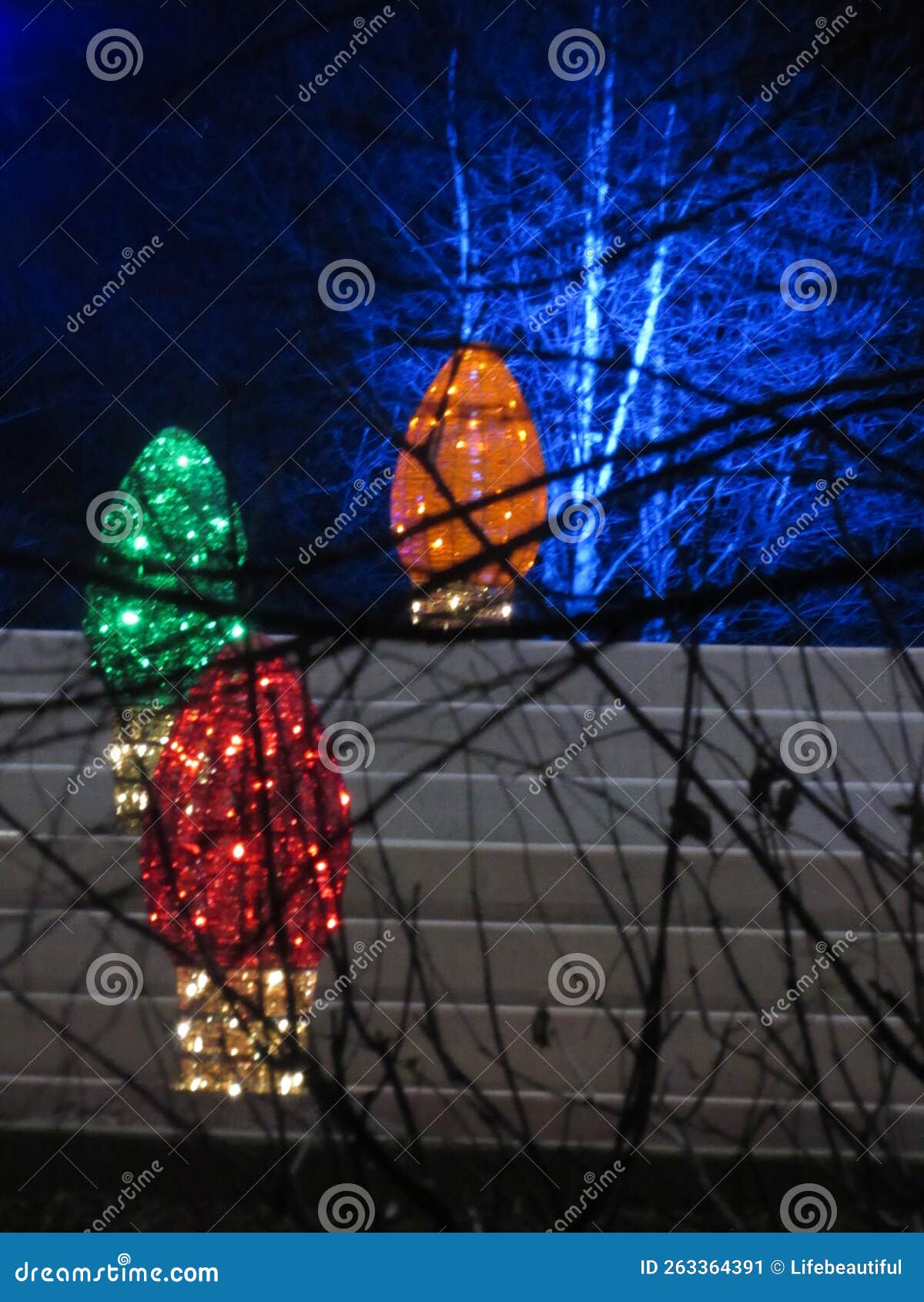 City light show stock image. Image of lights, screenshot 263364391