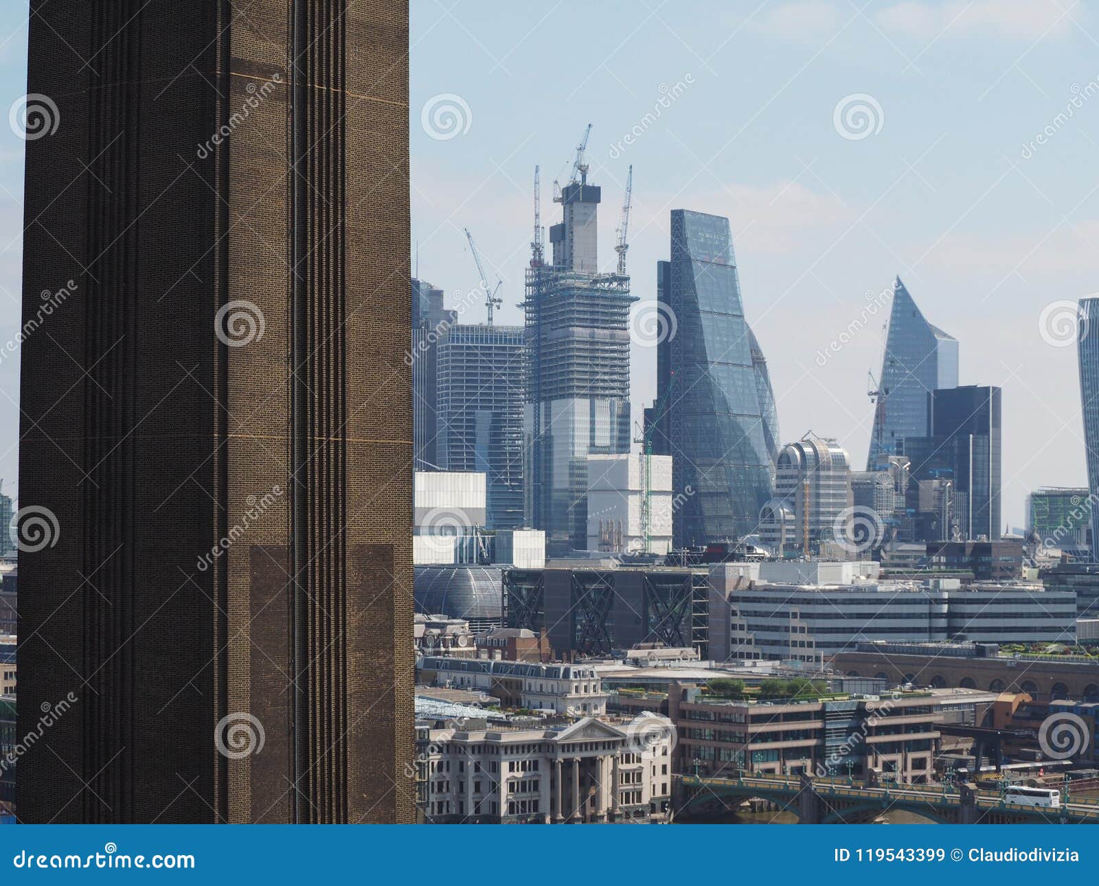 City of London skyline stock image. Image of england - 119543399