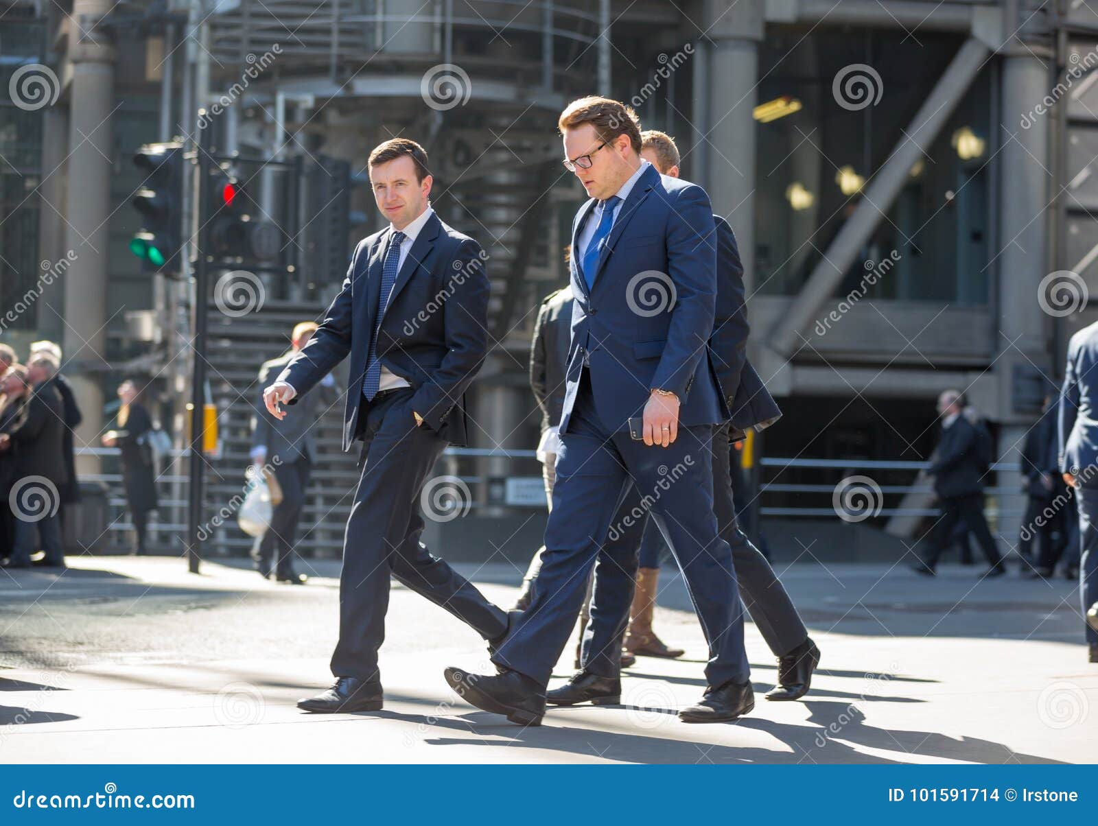 City of London, Walking Business People on the Street. UK Editorial ...