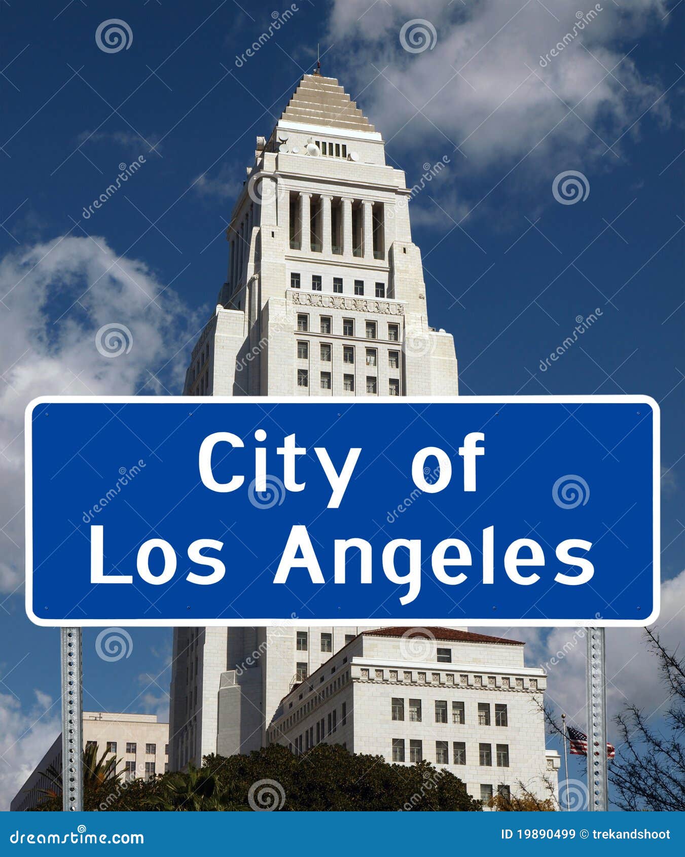 CITY OF LOS ANGELES看板 Los Angeles Sign Stock Photo - Download Image Now - City Of Los