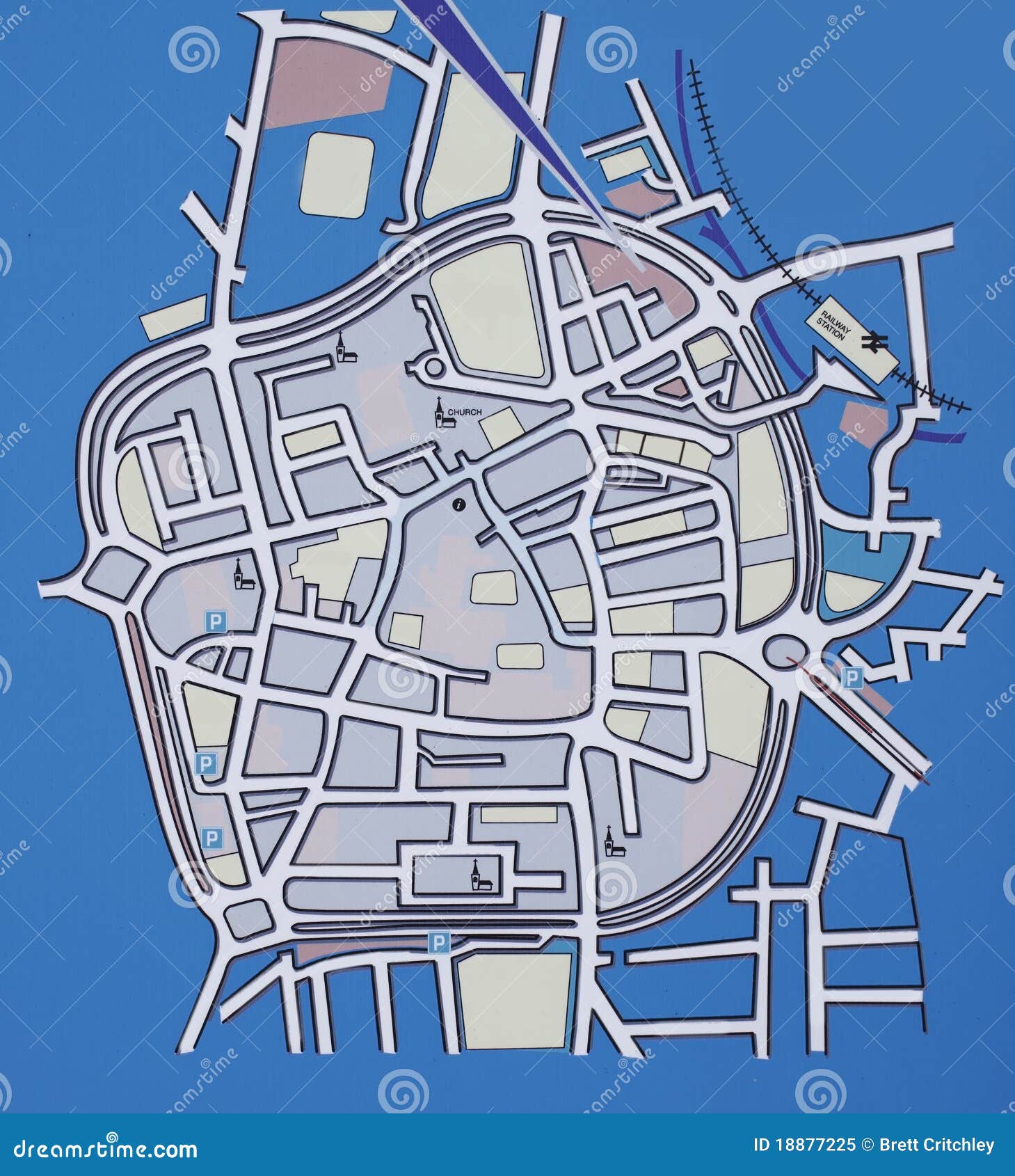 City map stock image. Image of blue, city, aeriel, street - 20 Throughout Blank City Map Template