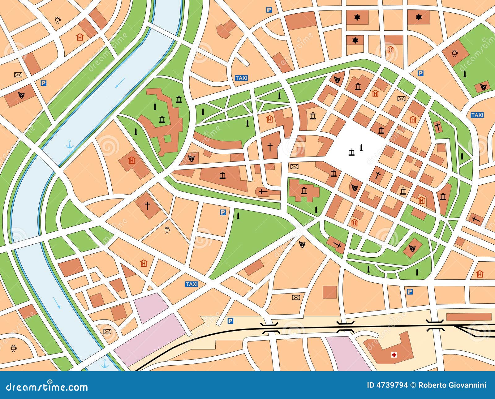 City Map Stock Images - Image: 4739794