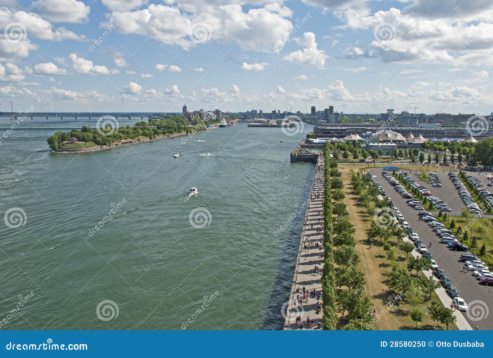 City of Montreal Harbor Entrance Stock Photo Image of scenic, canada